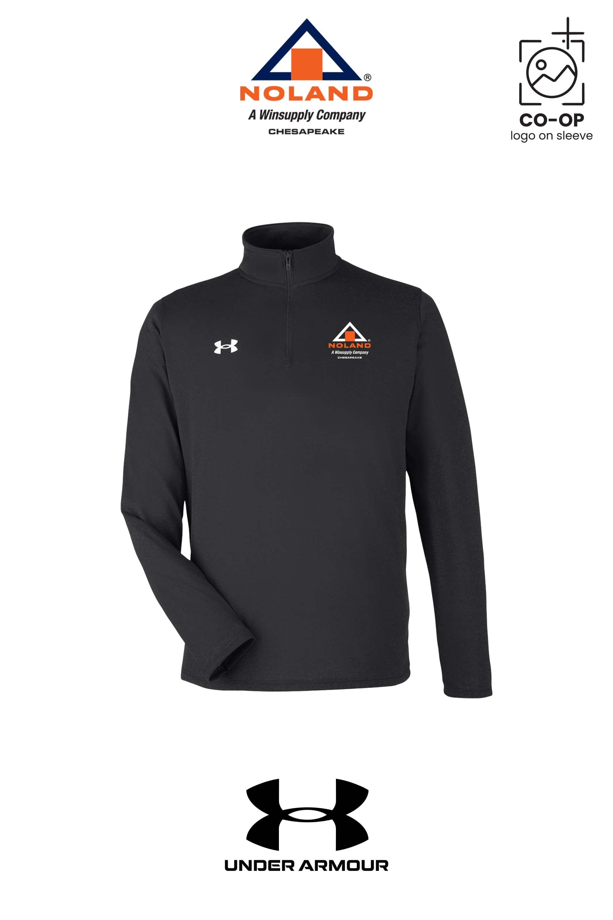 Under Armour Mens Team Tech™ Quarter-Zip Pullover - Noland Company Chesapeake