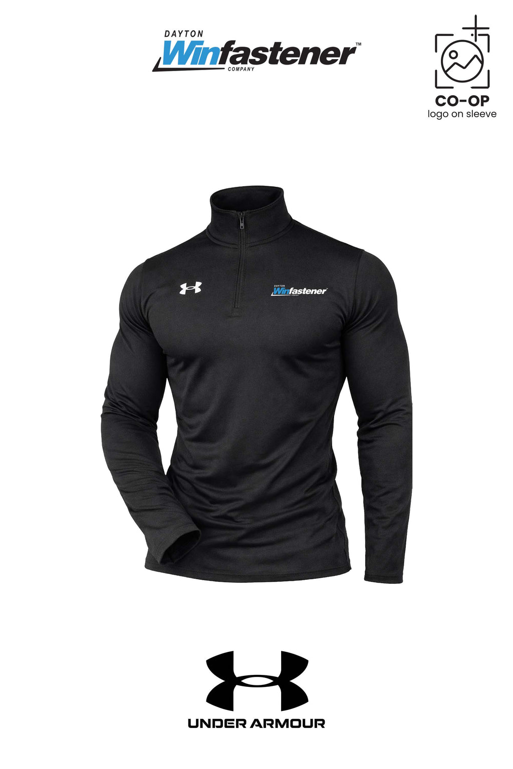 Under Armour Mens Team Tech™ Quarter-Zip Pullover - Dayton Winfastener