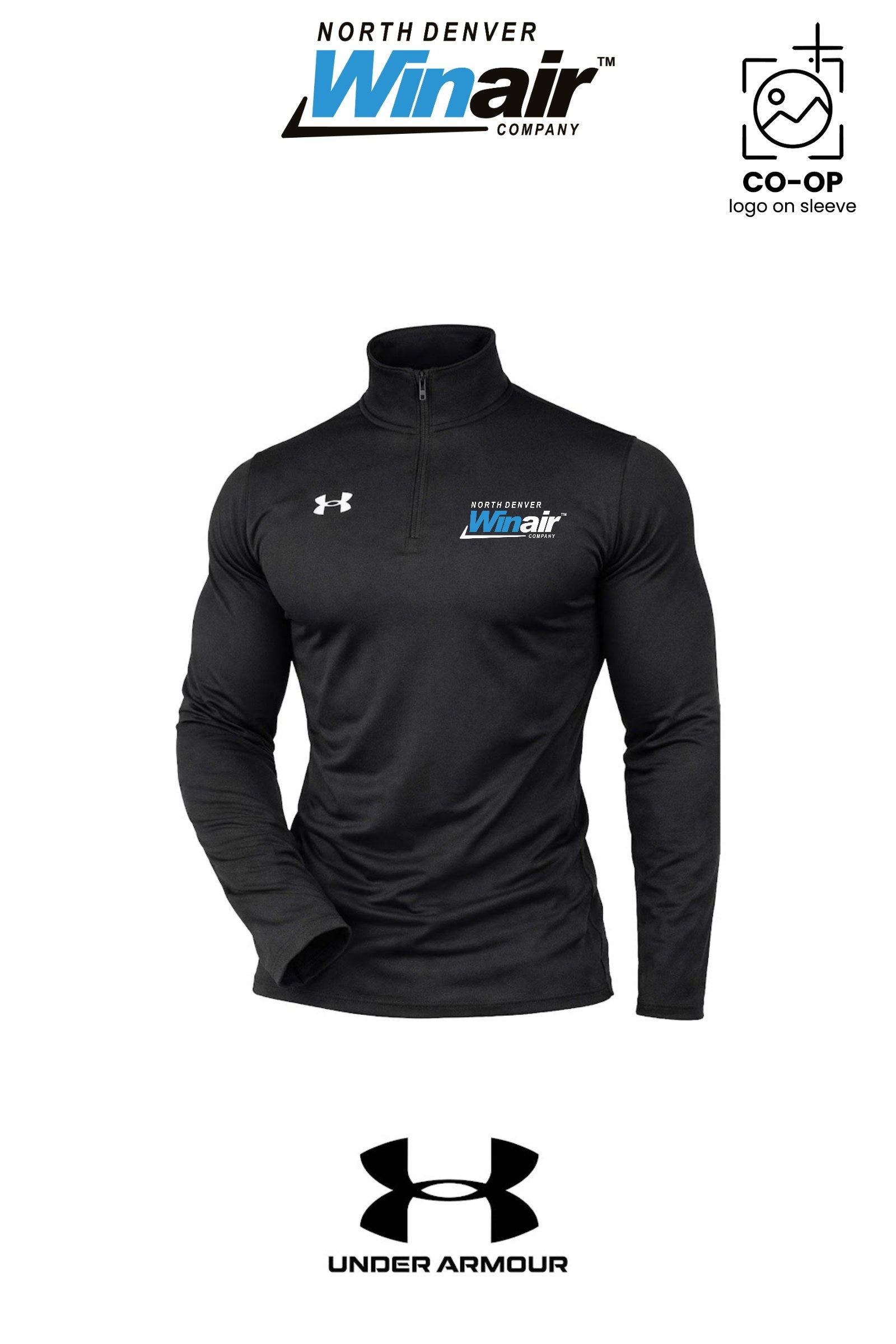 Under Armour Mens Team Tech™ Quarter-Zip Pullover - North Denver Winair