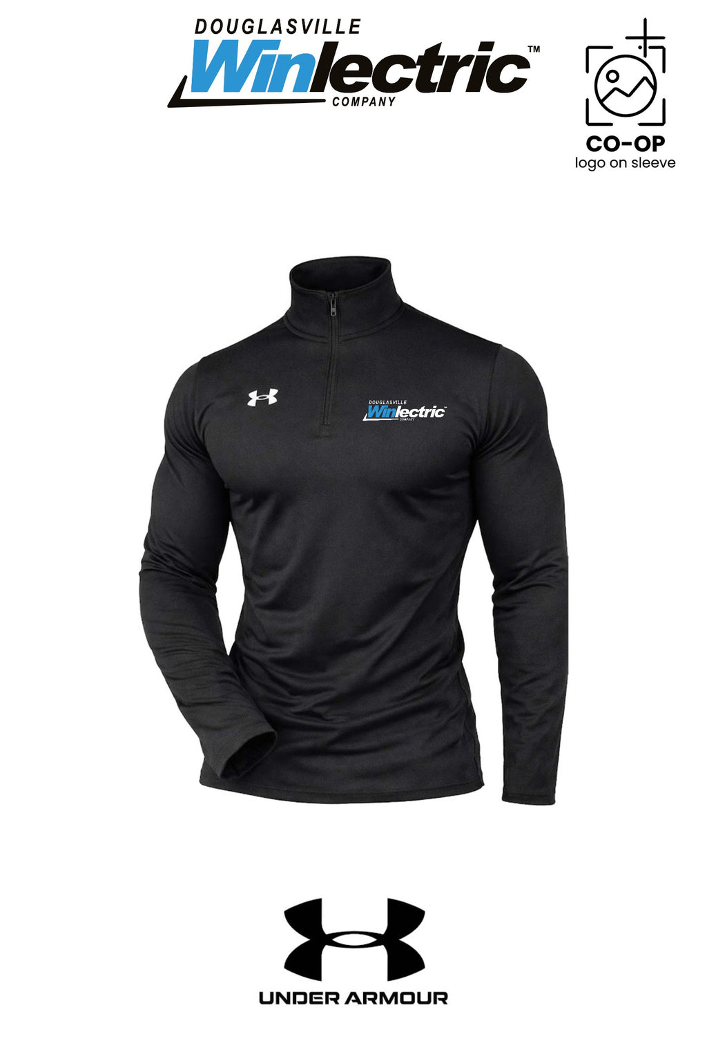Under Armour Mens Team Tech™ Quarter-Zip Pullover - Douglasville Winlectric