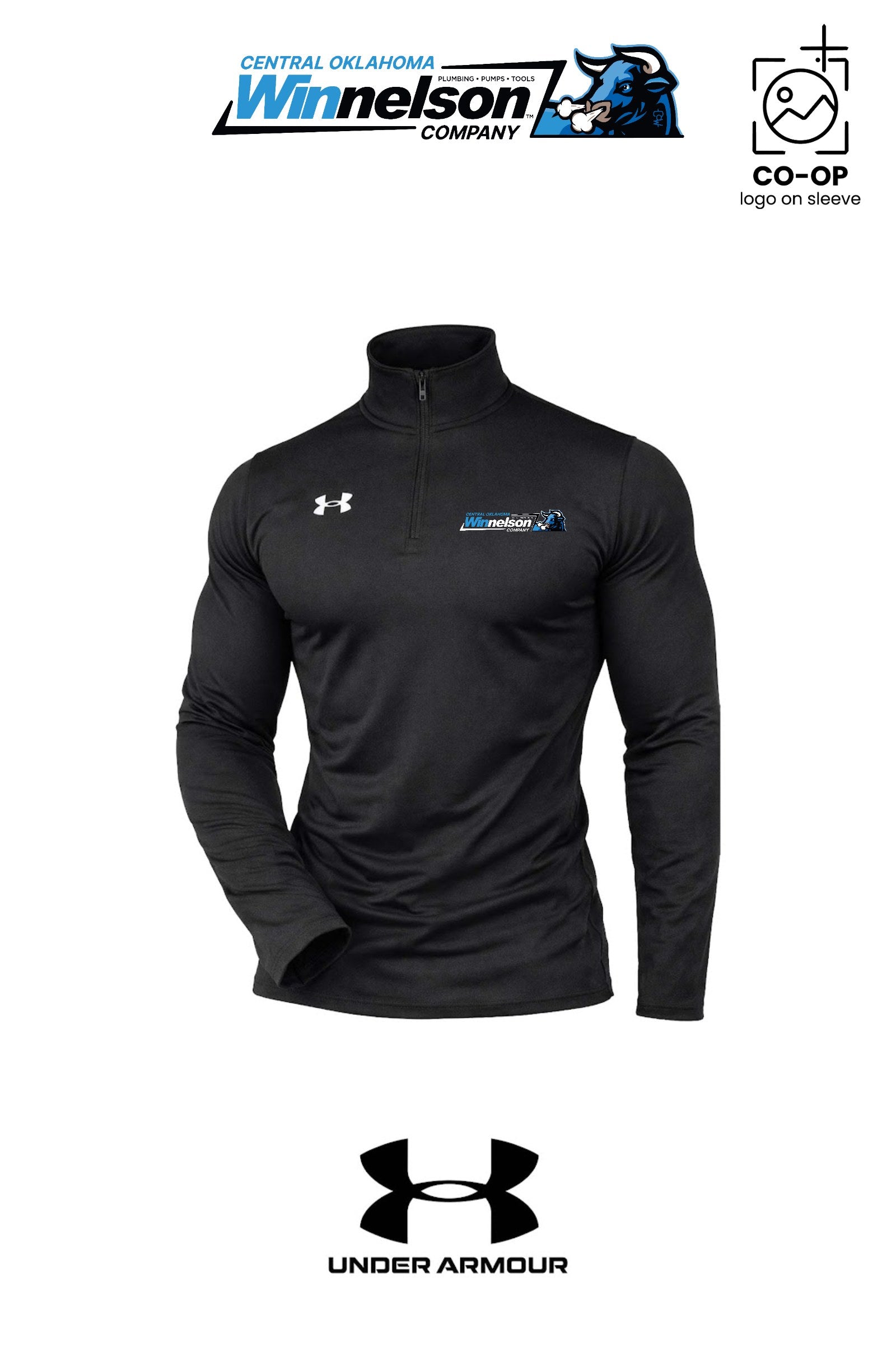 Under Armour Mens Team Tech™ Quarter-Zip Pullover - Winnelson Central Oklahoma