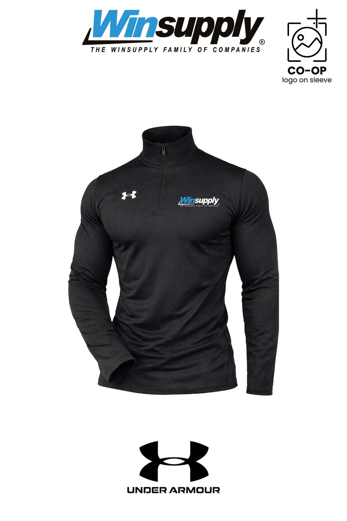 Under Armour Mens Team Tech™ Quarter-Zip Pullover - Winsupply of Coraopolis