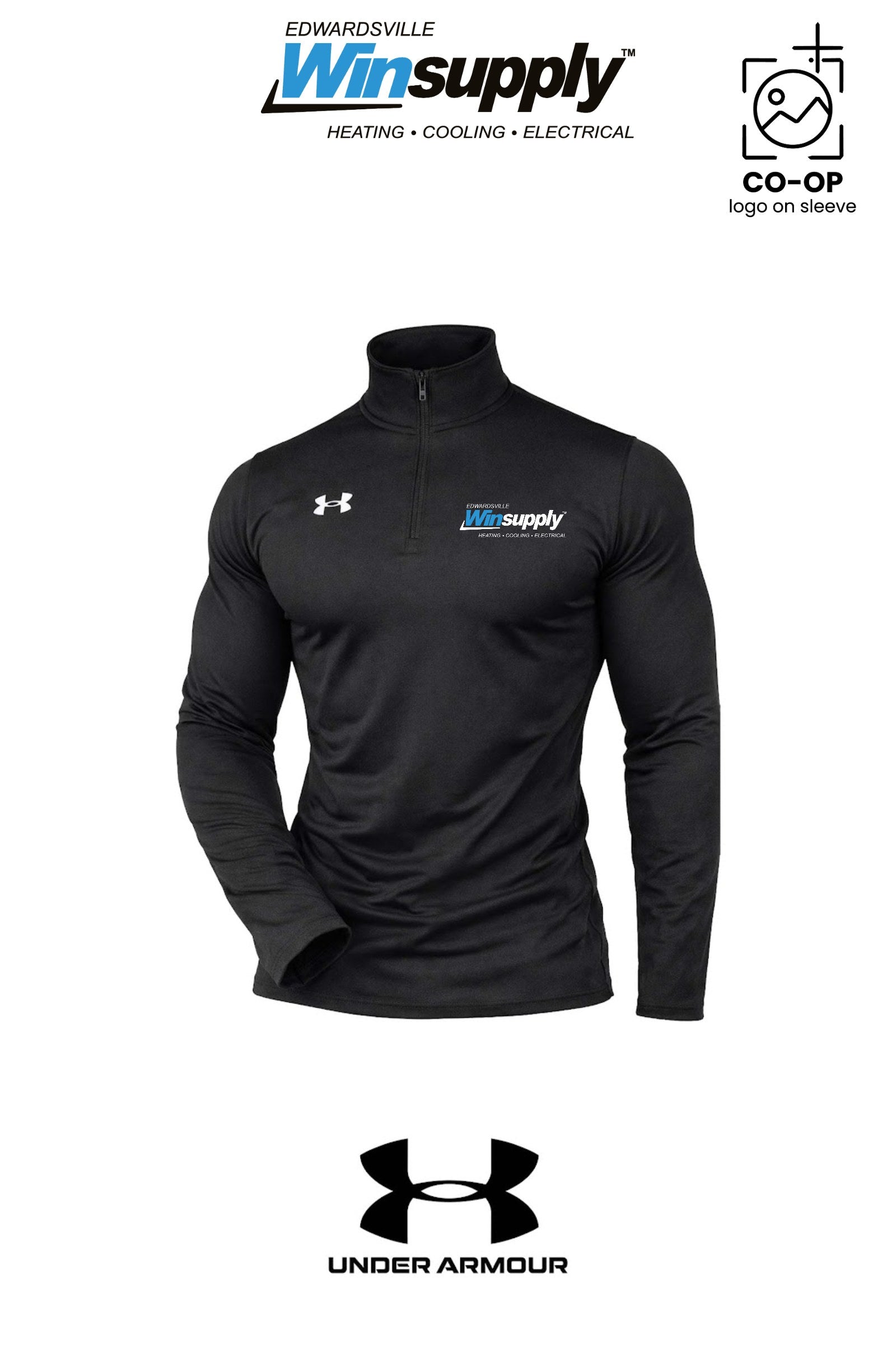 Under Armour Mens Team Tech™ Quarter-Zip Pullover - Edwardsville Winsupply