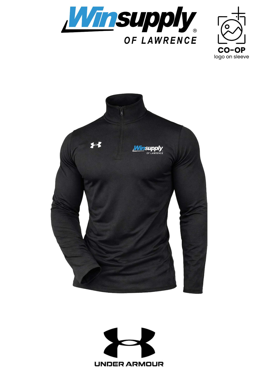 Under Armour Mens Team Tech™ Quarter-Zip Pullover - Winsupply of Lawrence