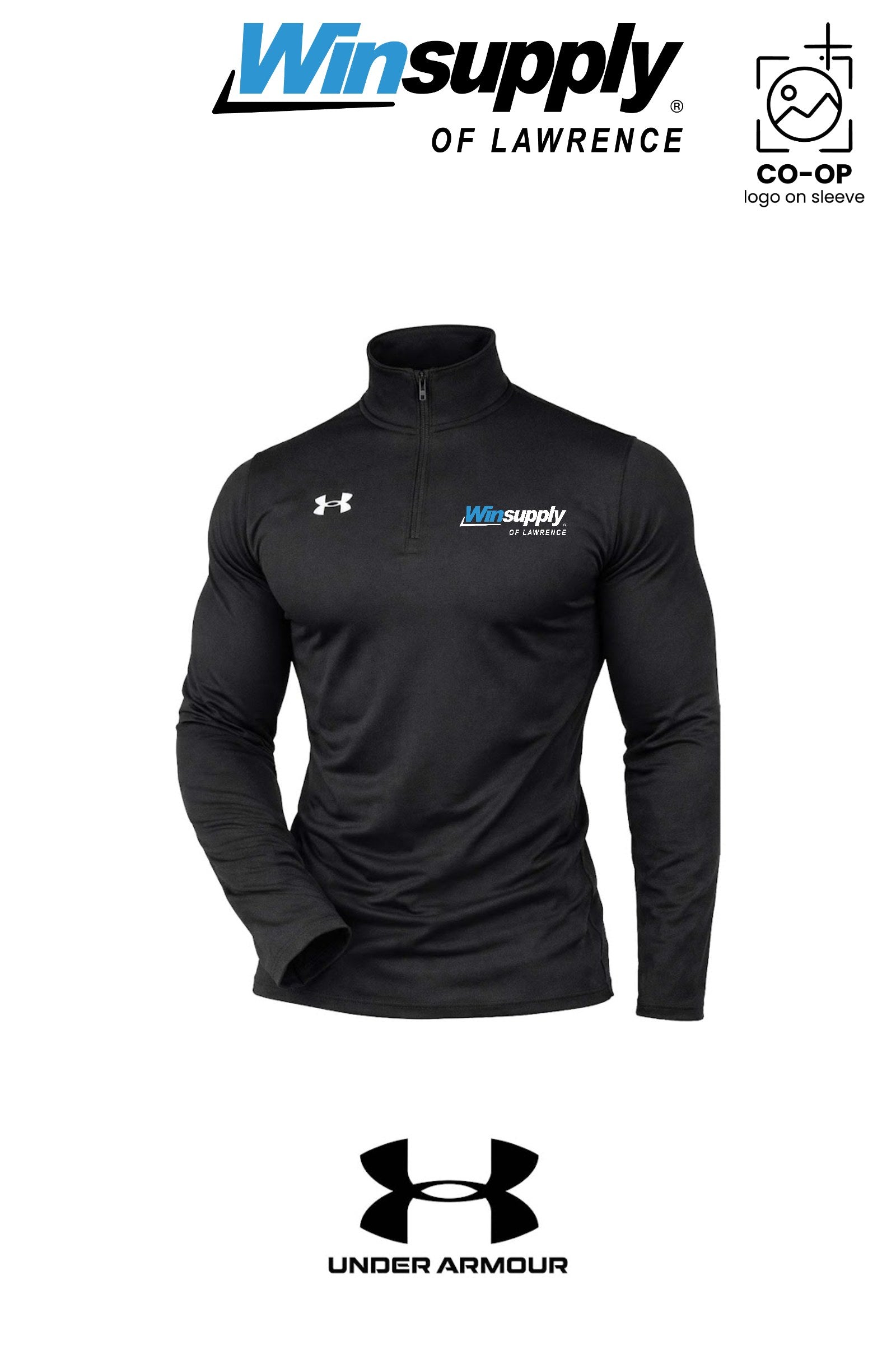 Under Armour Mens Team Tech™ Quarter-Zip Pullover - Winsupply of Lawrence