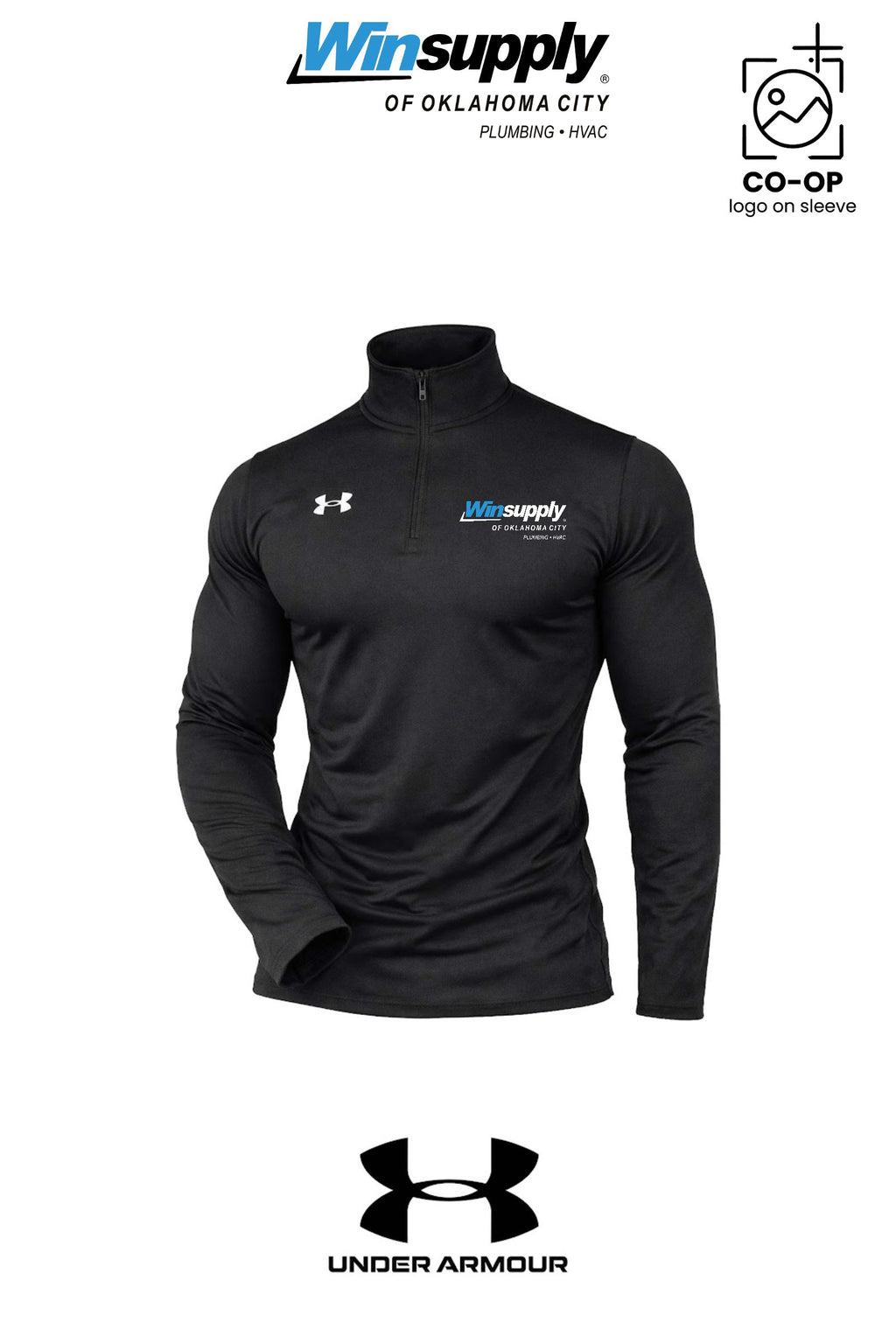 Under Armour Mens Team Tech™ Quarter-Zip Pullover - Winsupply of Oklahoma City