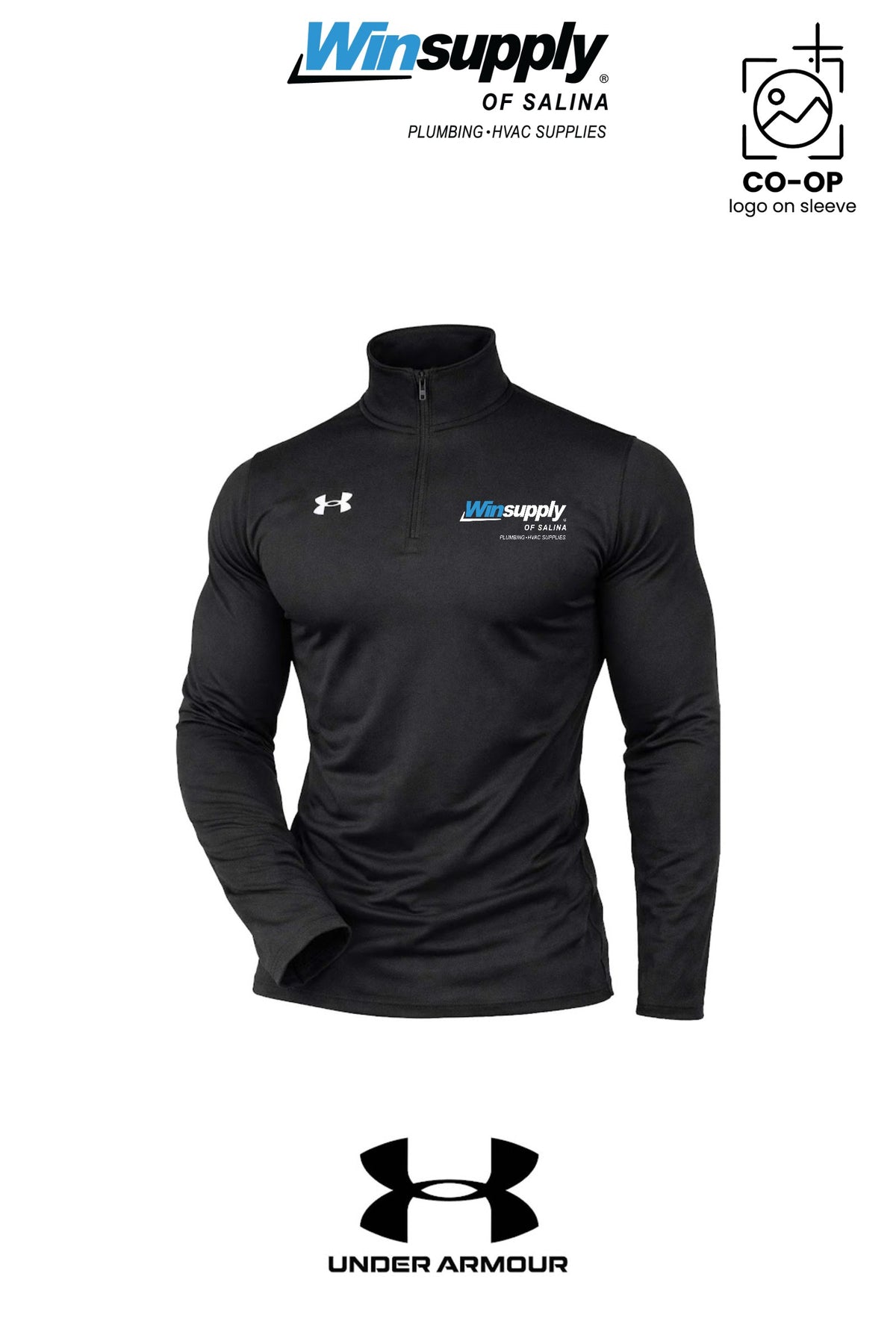 Under Armour Mens Team Tech™ Quarter-Zip Pullover - Winsupply of Salina