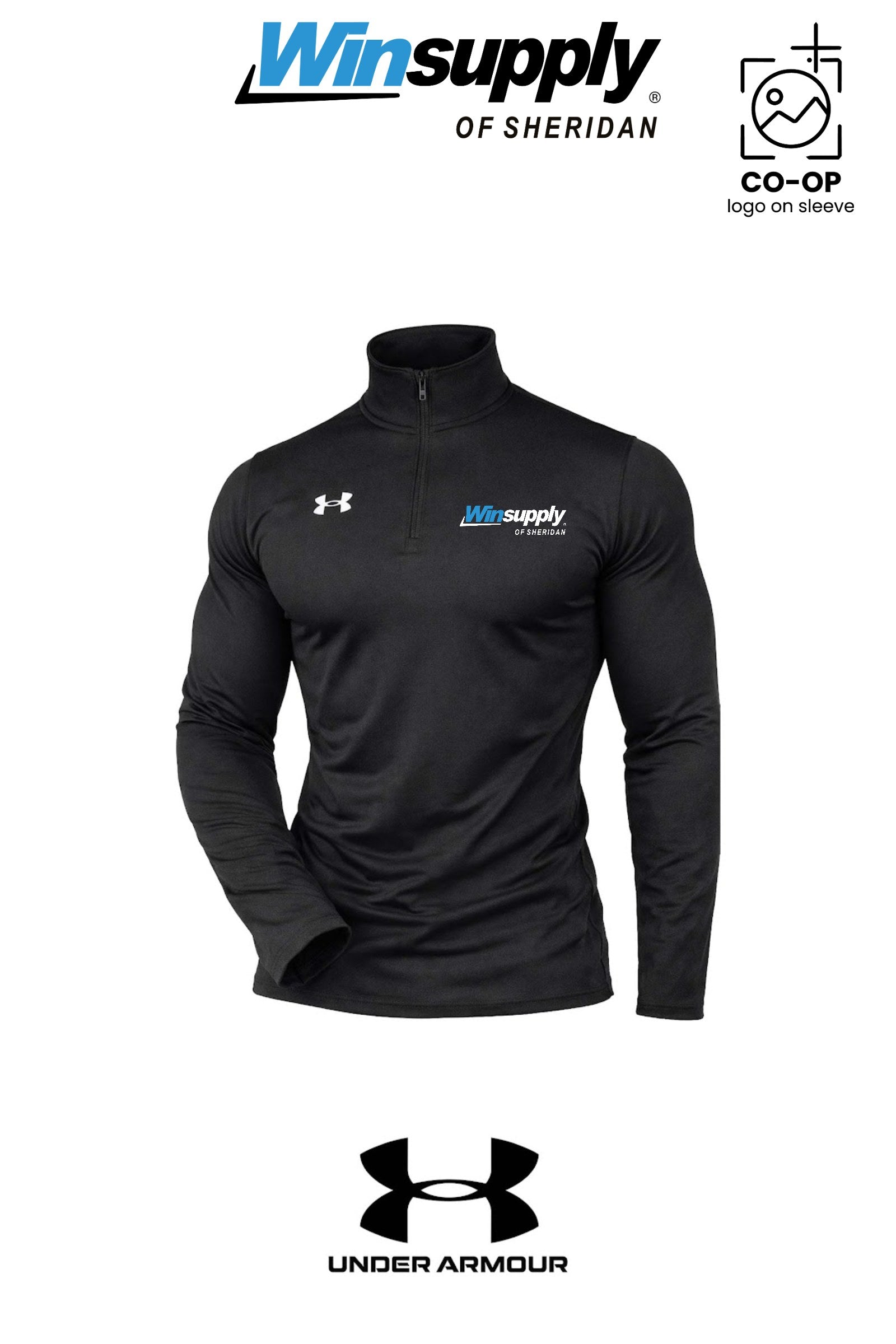 Under Armour Mens Team Tech™ Quarter-Zip Pullover - Winsupply of Sheridan