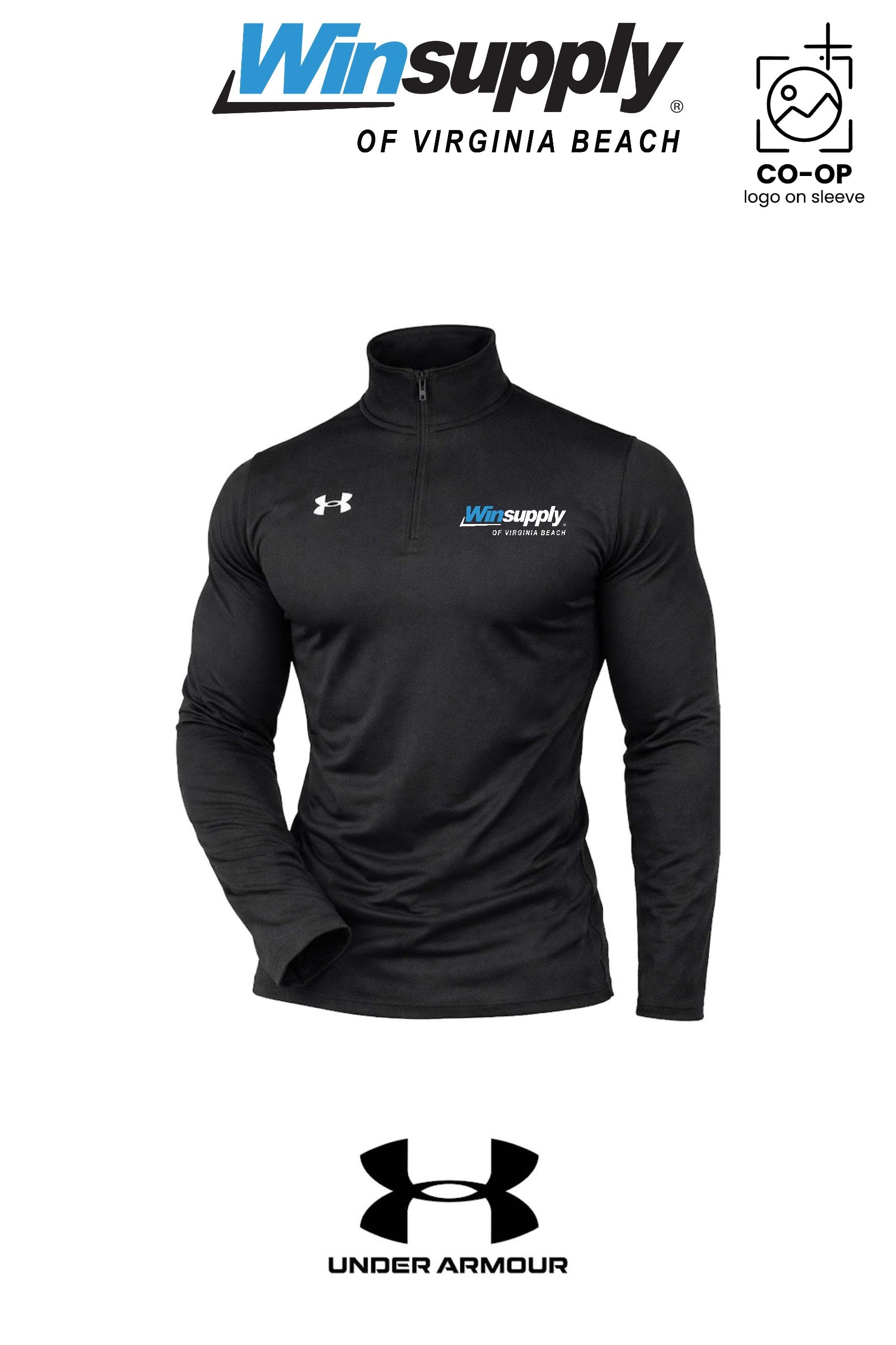 Under Armour Mens Team Tech™ Quarter-Zip Pullover - Winsupply Virginia Beach VA