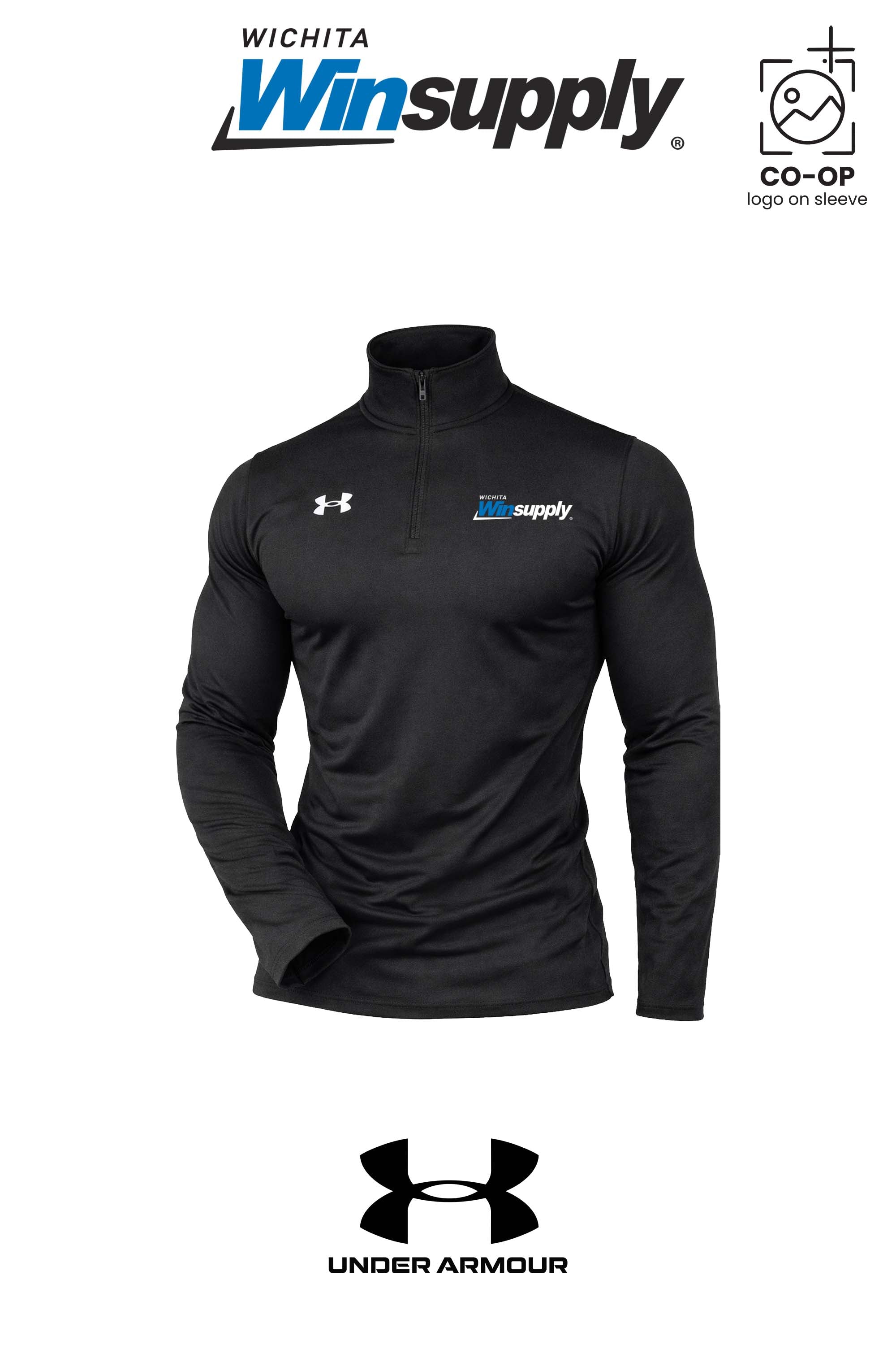 Under Armour Mens Team Tech™ Quarter-Zip Pullover - Wichita Winsupply