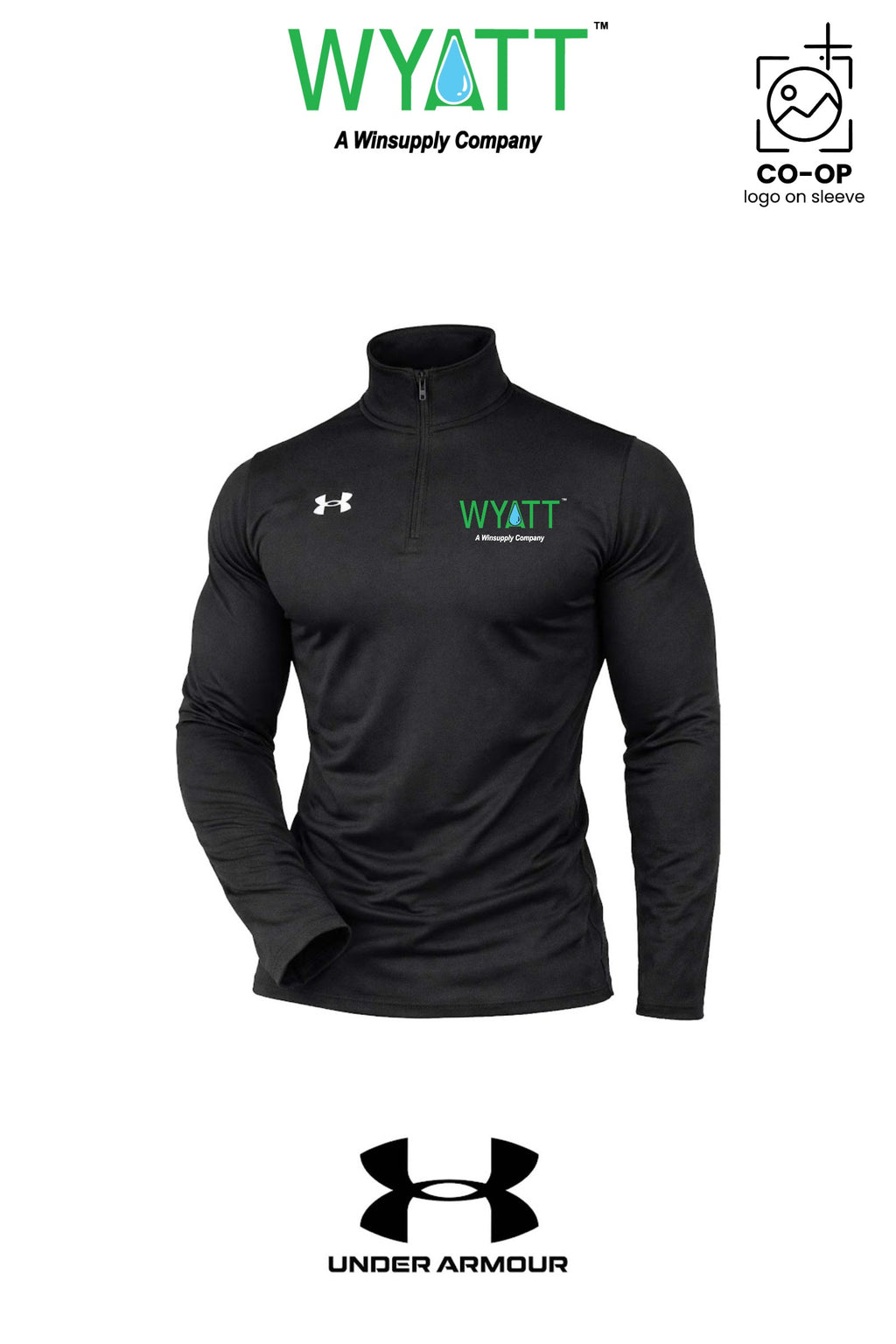Under Armour Mens Team Tech™ Quarter-Zip Pullover - Wyatt Irrigation of Santa Rosa