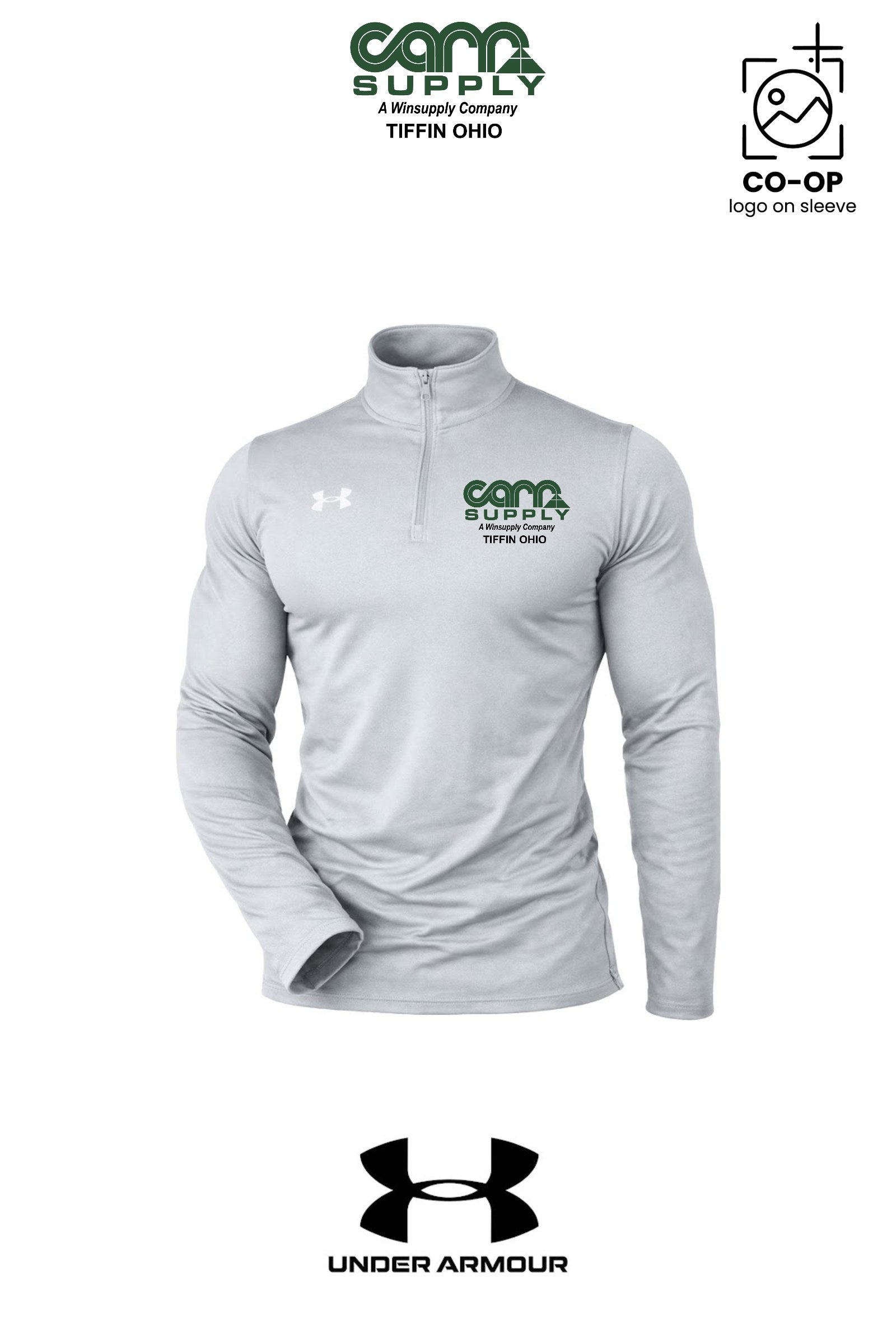 Under Armour Mens Team Tech™ Quarter-Zip Pullover - Carr Supply - Tiffin