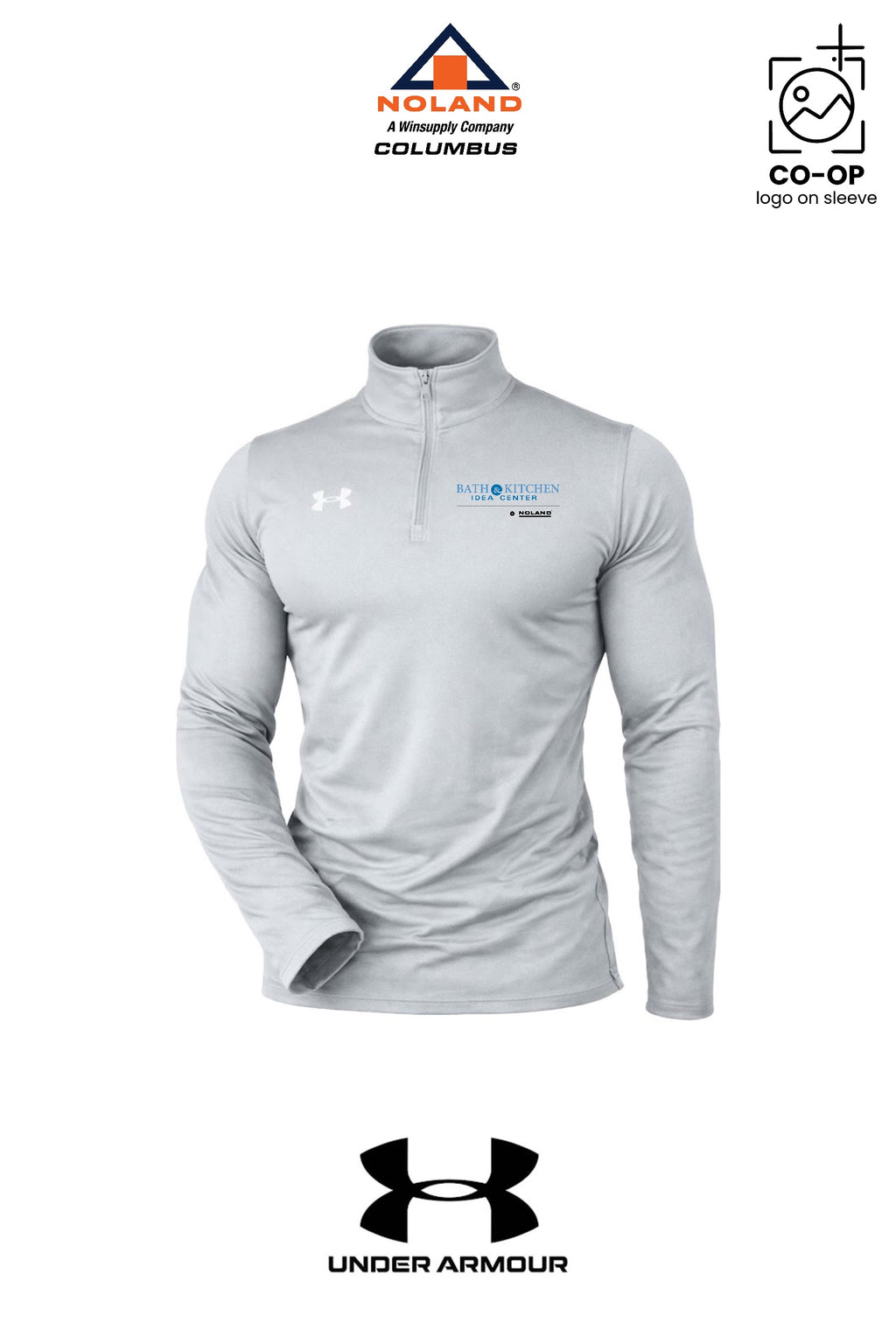 Under Armour Mens Team Tech™ Quarter-Zip Pullover - Columbus Noland
