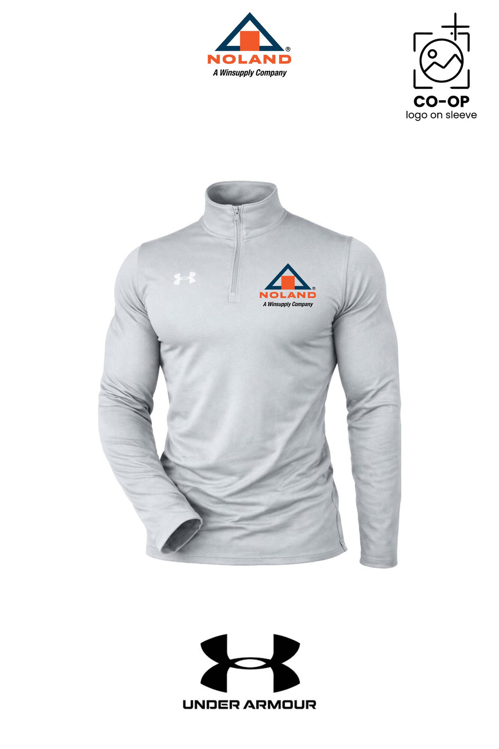 Under Armour Mens Team Tech™ Quarter-Zip Pullover - Harrison Noland