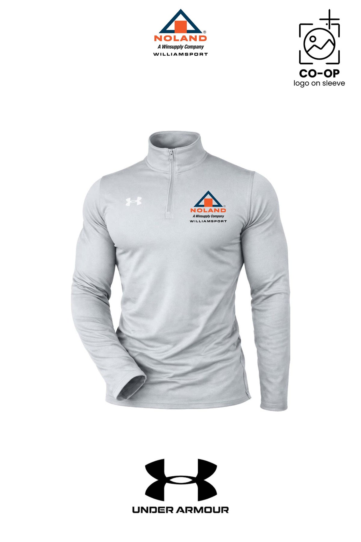 Under Armour Mens Team Tech™ Quarter-Zip Pullover - Williamsport Noland