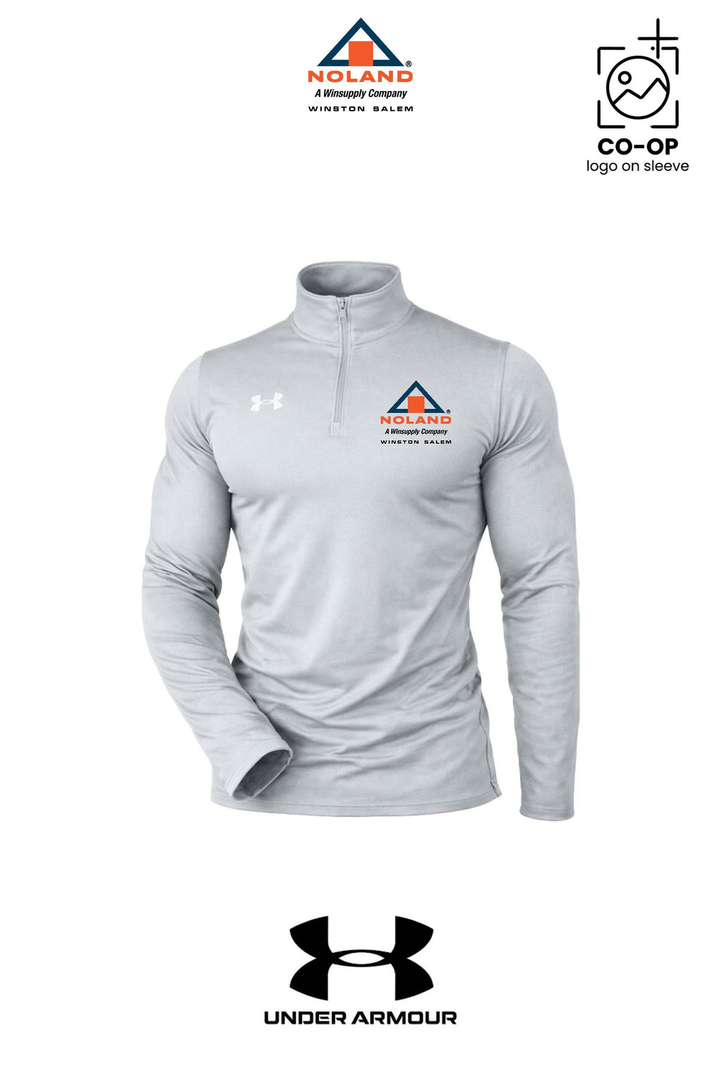 Under Armour Mens Team Tech™ Quarter-Zip Pullover - Winston Salem Noland