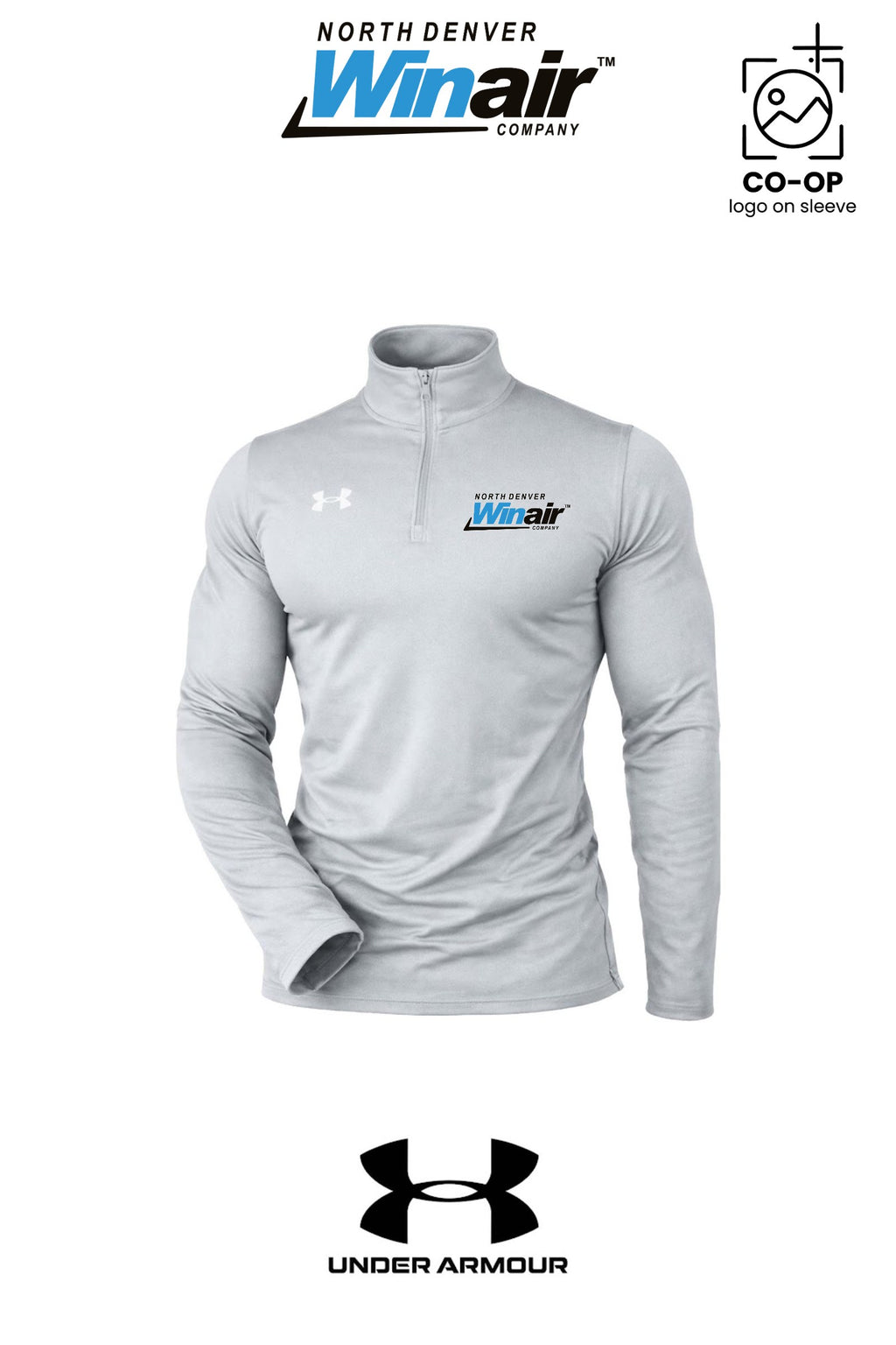 Under Armour Mens Team Tech™ Quarter-Zip Pullover - North Denver Winair