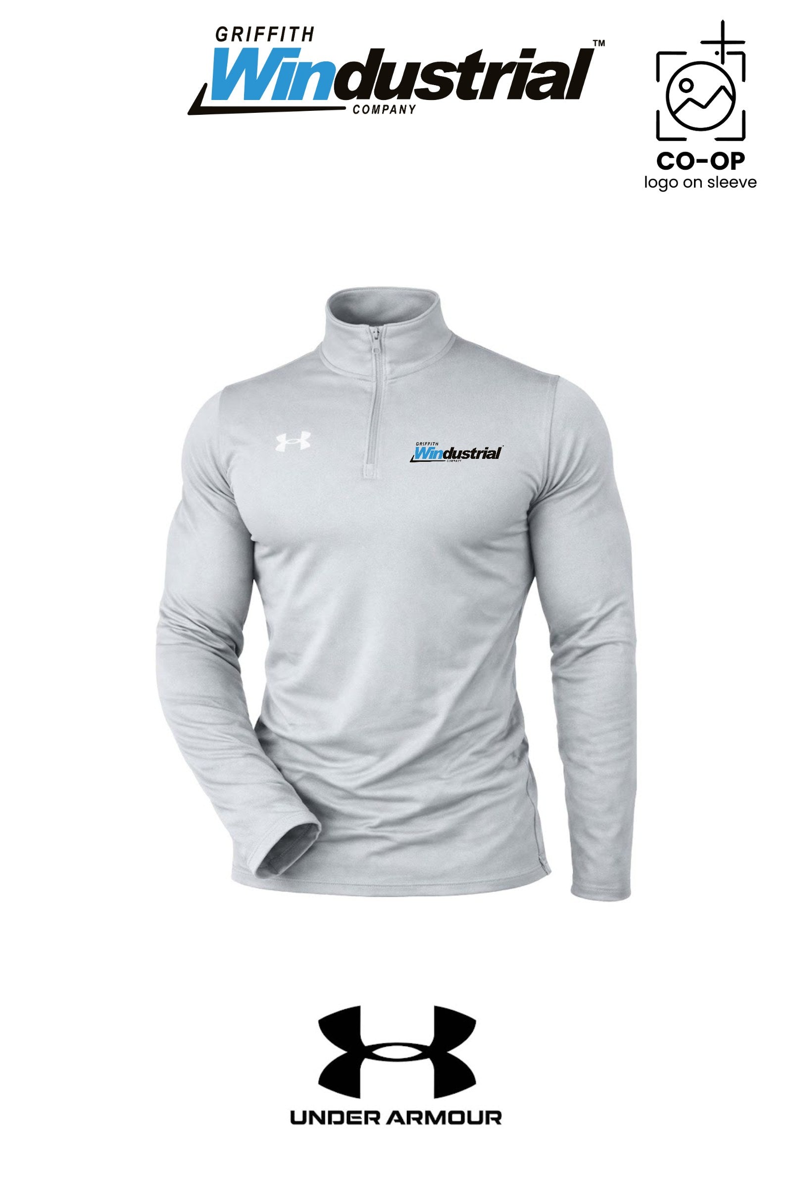 Under Armour Mens Team Tech™ Quarter-Zip Pullover - Griffith Windustrial