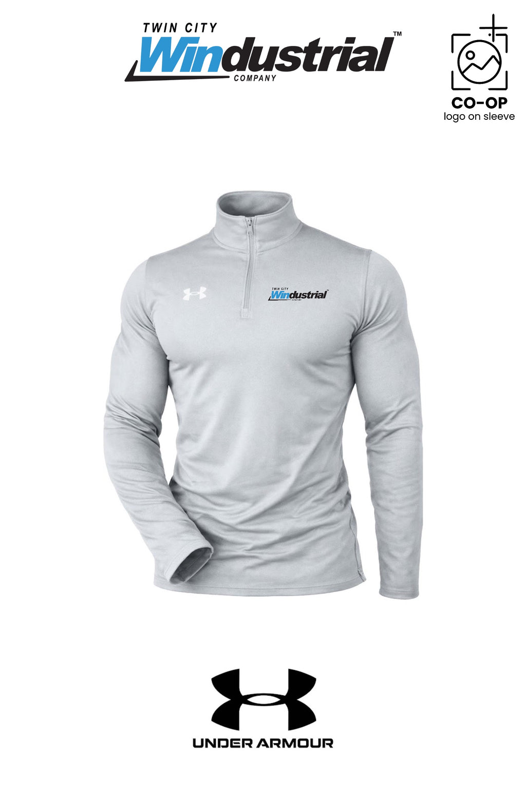 Under Armour Mens Team Tech™ Quarter-Zip Pullover - Twin City Windustrial