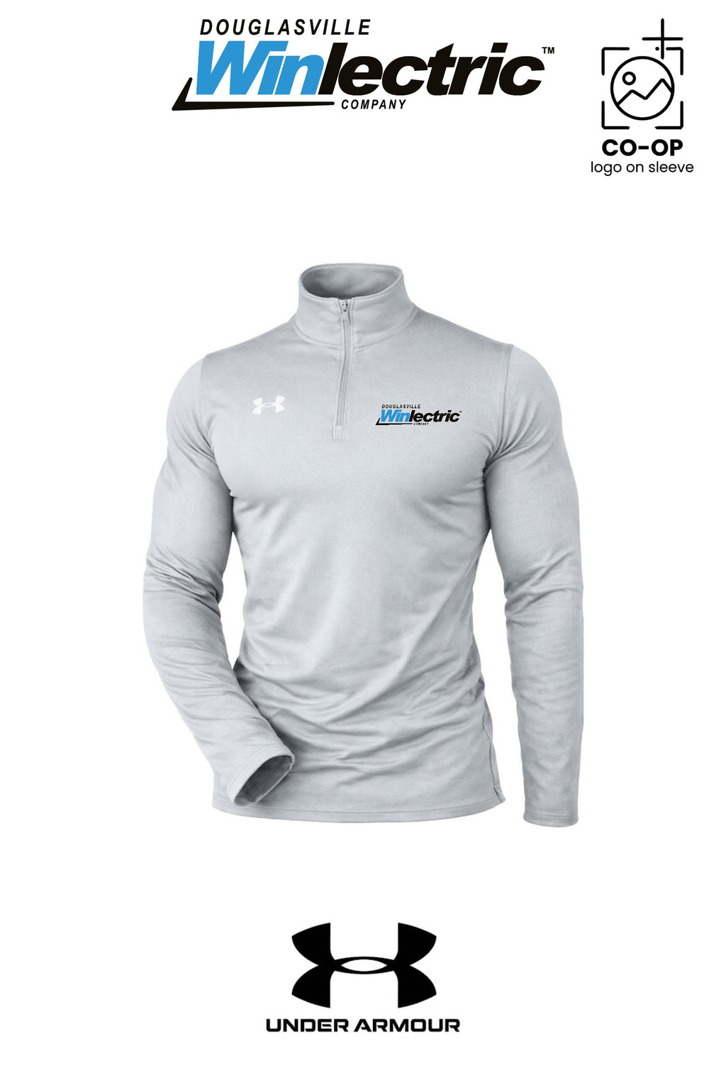 Under Armour Mens Team Tech™ Quarter-Zip Pullover - Douglasville Winlectric