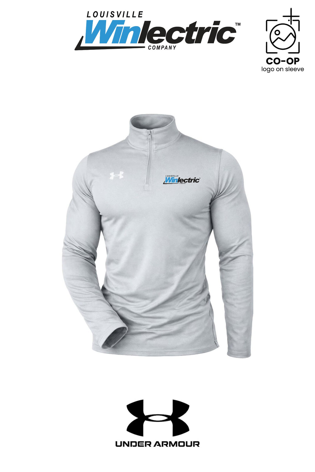 Under Armour Mens Team Tech™ Quarter-Zip Pullover - Louisville Winlectric