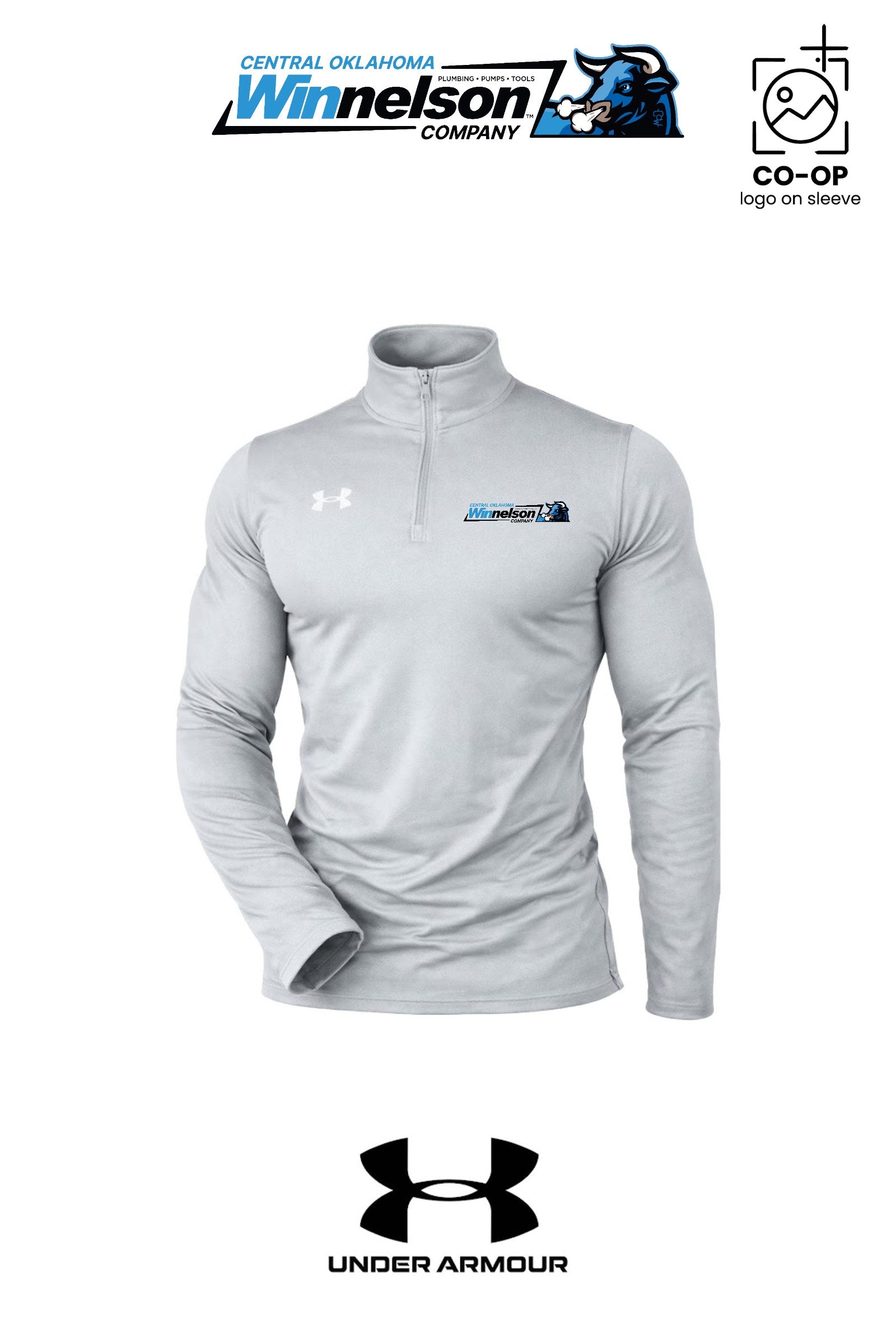 Under Armour Mens Team Tech™ Quarter-Zip Pullover - Winnelson Central Oklahoma