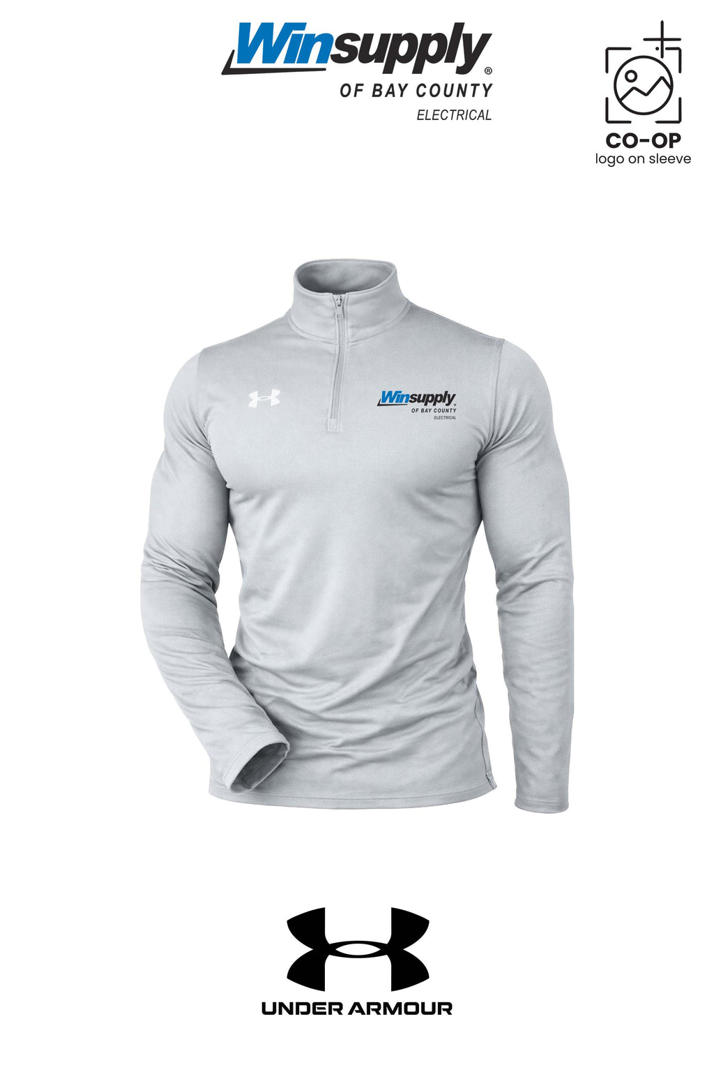 Under Armour Mens Team Tech™ Quarter-Zip Pullover - Winsupply Bay County FL
