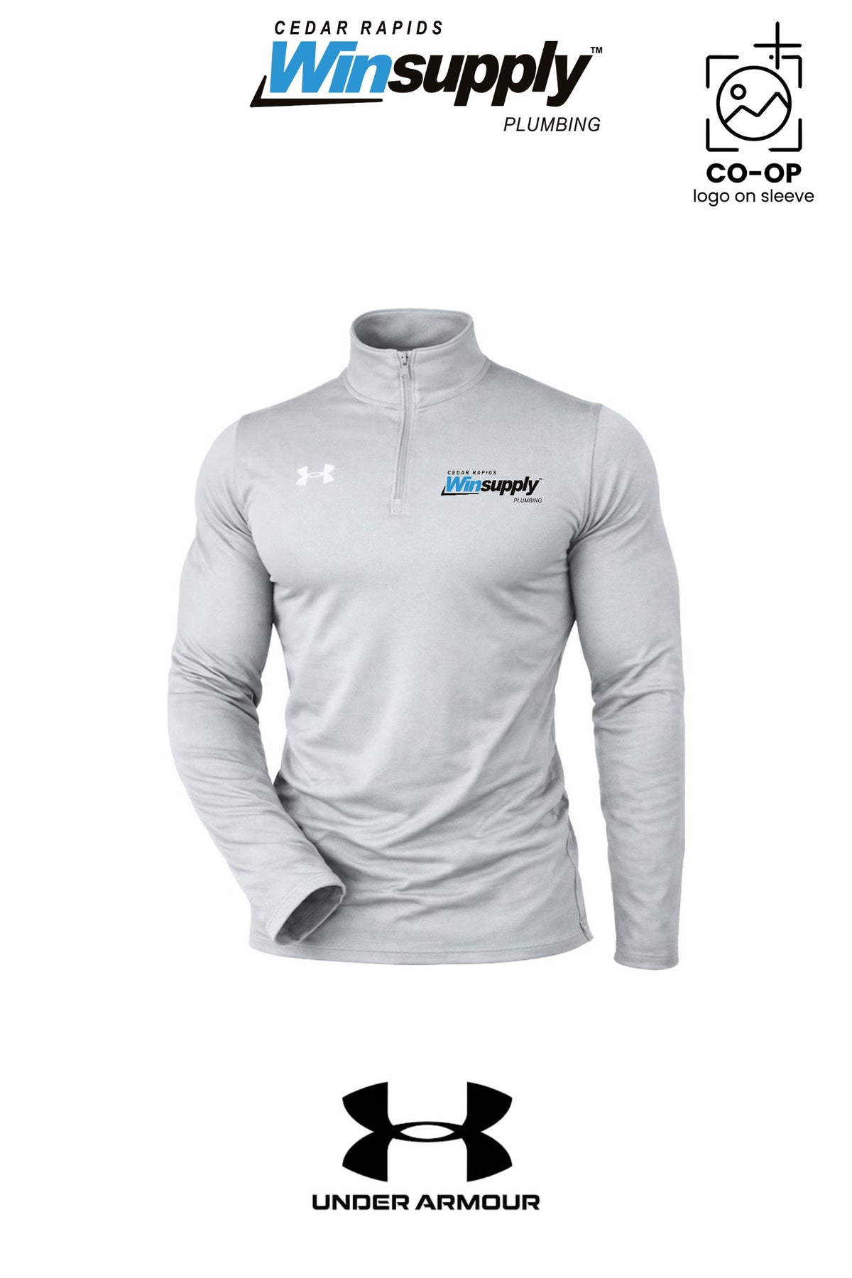 Under Armour Mens Team Tech™ Quarter-Zip Pullover - Cedar Rapids Winsupply