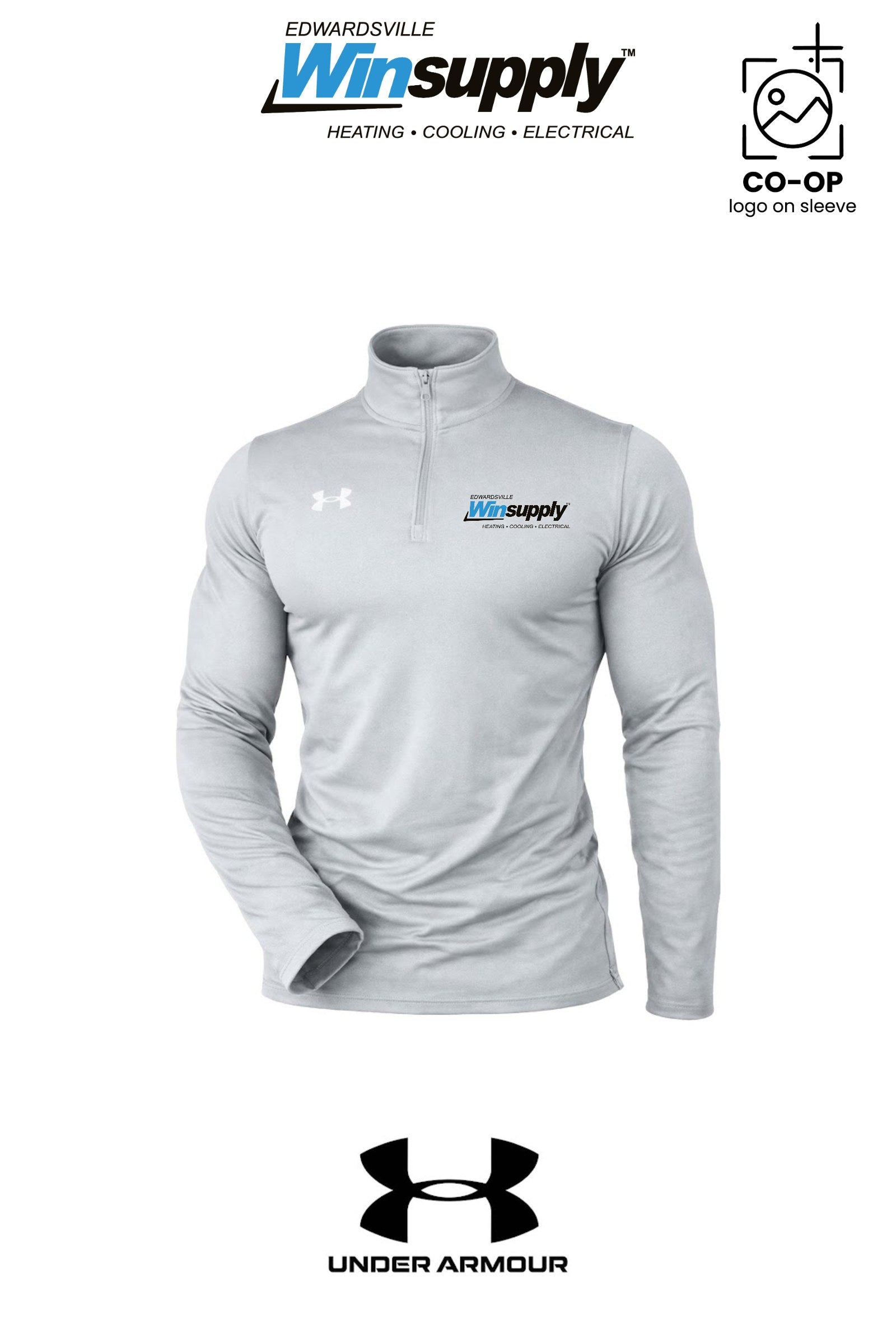 Under Armour Mens Team Tech™ Quarter-Zip Pullover - Edwardsville Winsupply