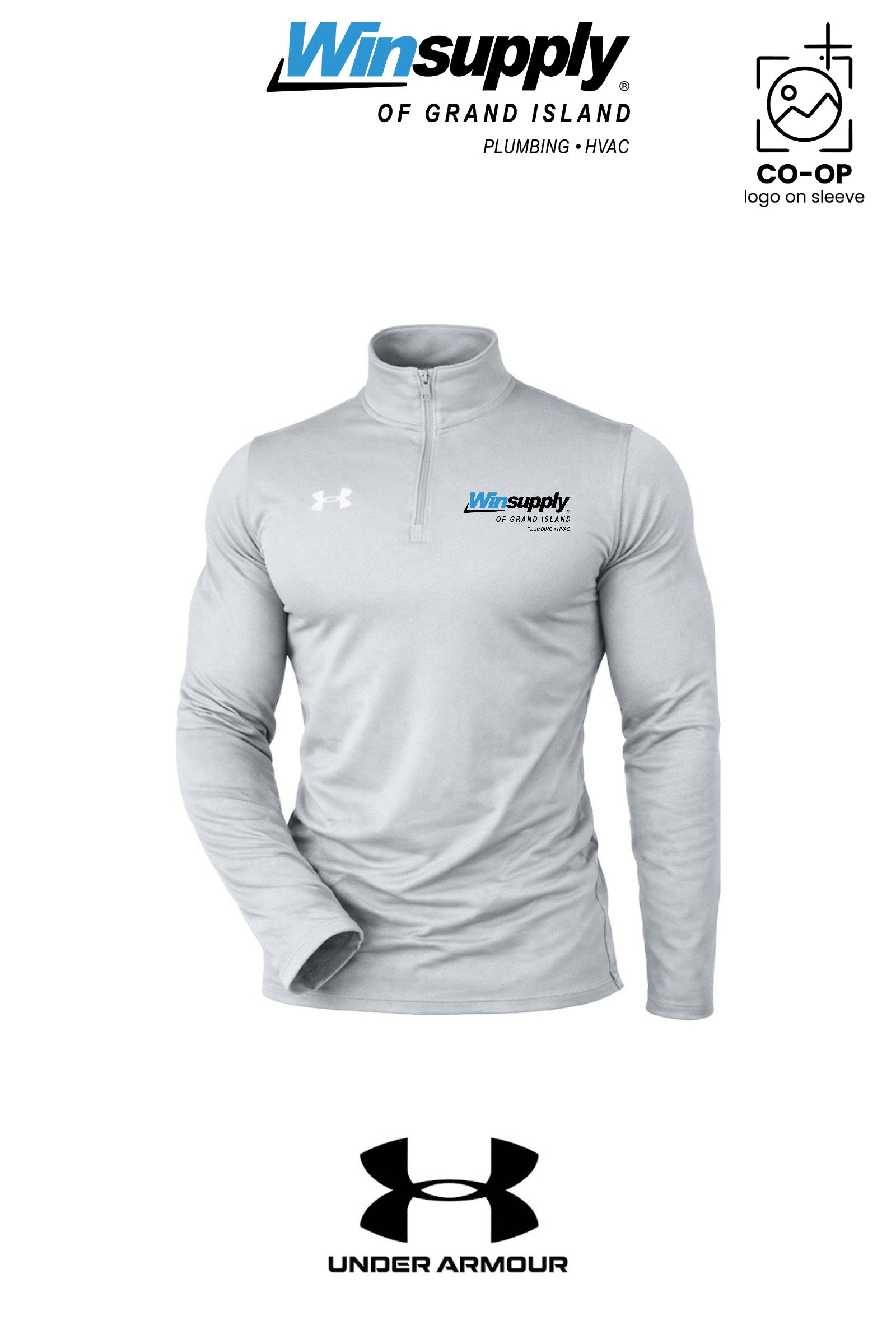 Under Armour Mens Team Tech™ Quarter-Zip Pullover - Winsupply of Grand Island