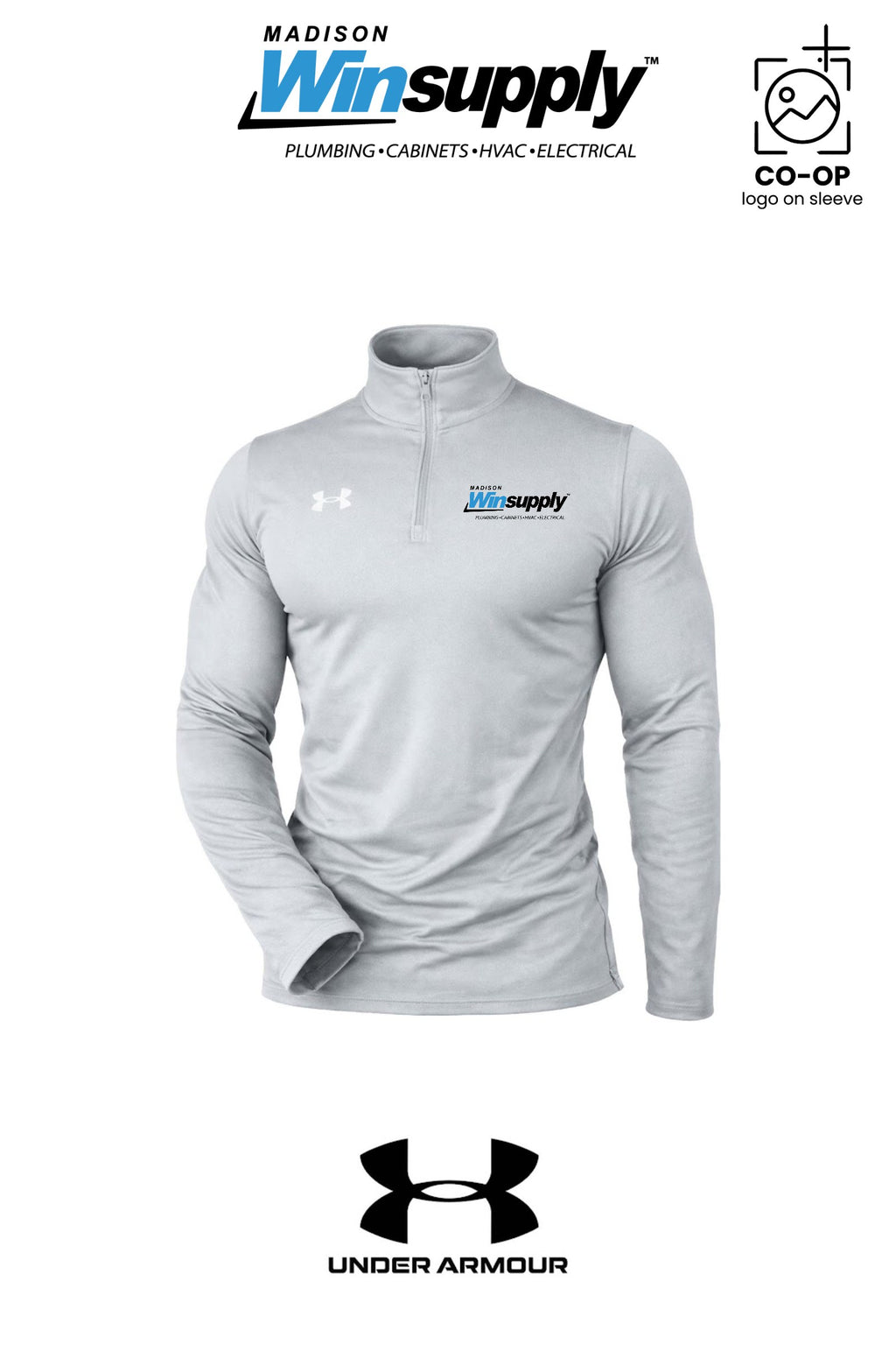 Under Armour Mens Team Tech™ Quarter-Zip Pullover - Madison Winsupply