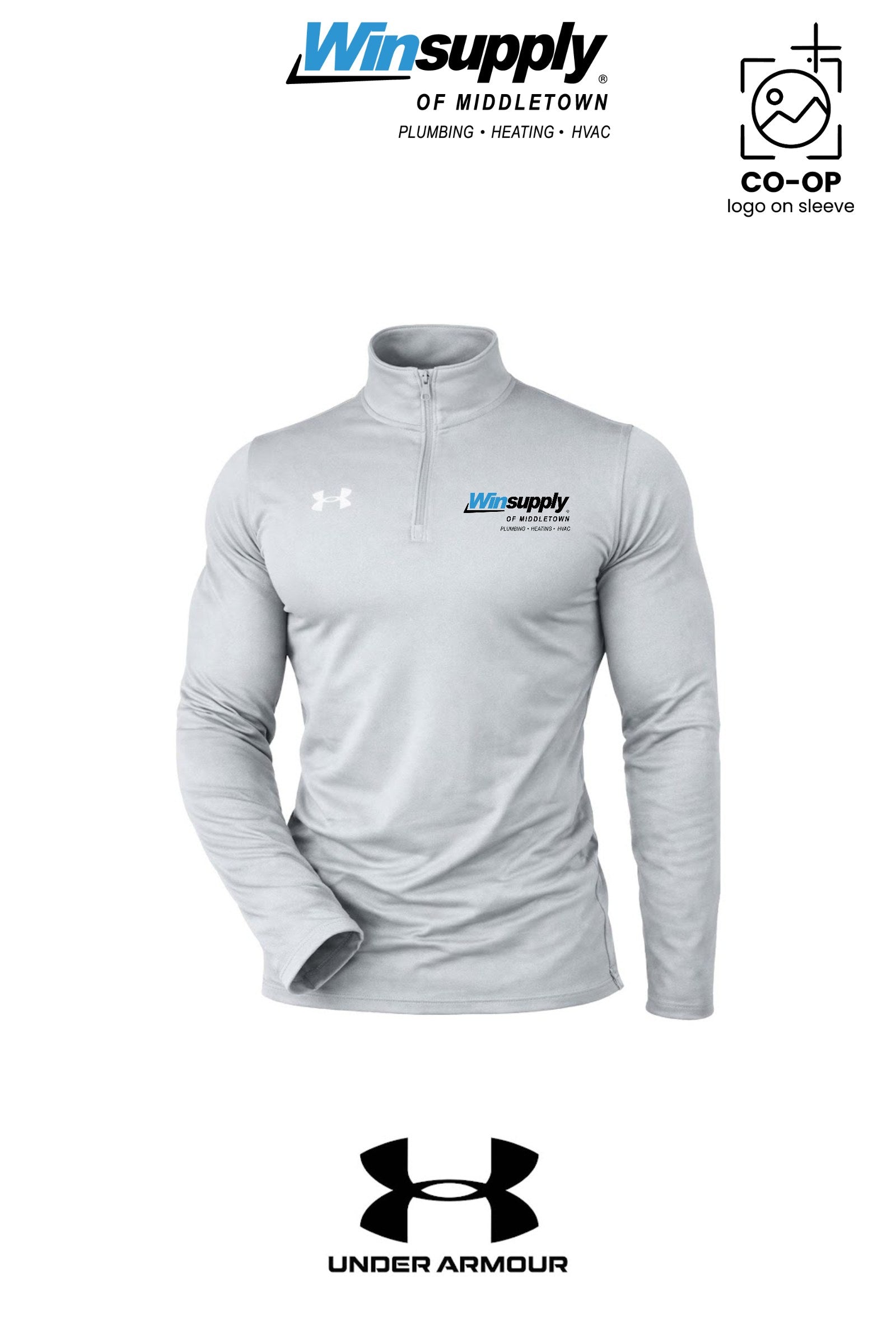 Under Armour Mens Team Tech™ Quarter-Zip Pullover - Winsupply of Middletown