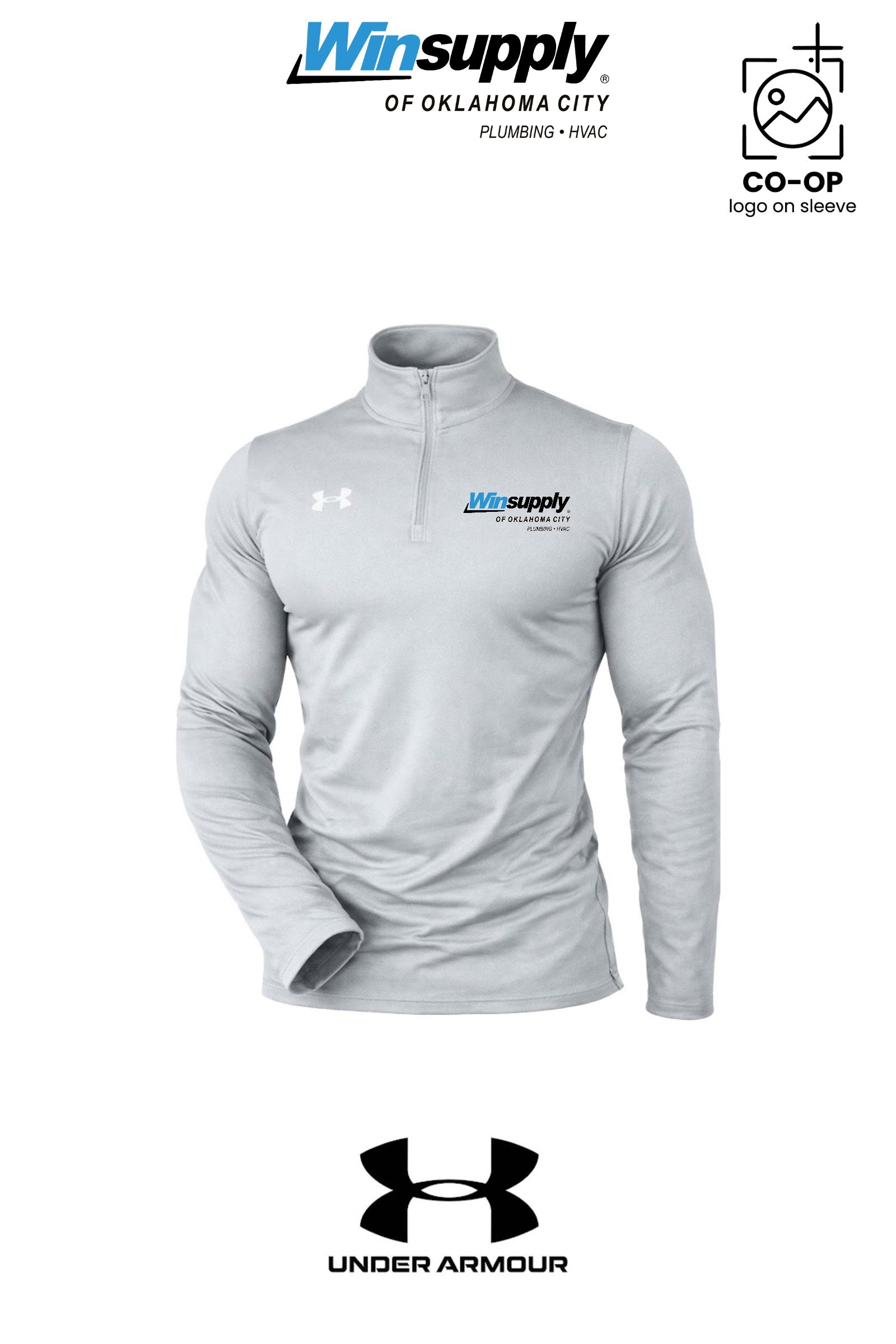 Under Armour Mens Team Tech™ Quarter-Zip Pullover - Winsupply of Oklahoma City