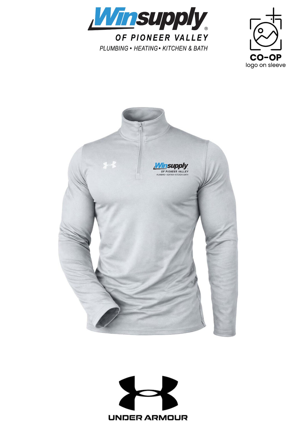 Under Armour Mens Team Tech™ Quarter-Zip Pullover - Winsupply of Pioneer Valley