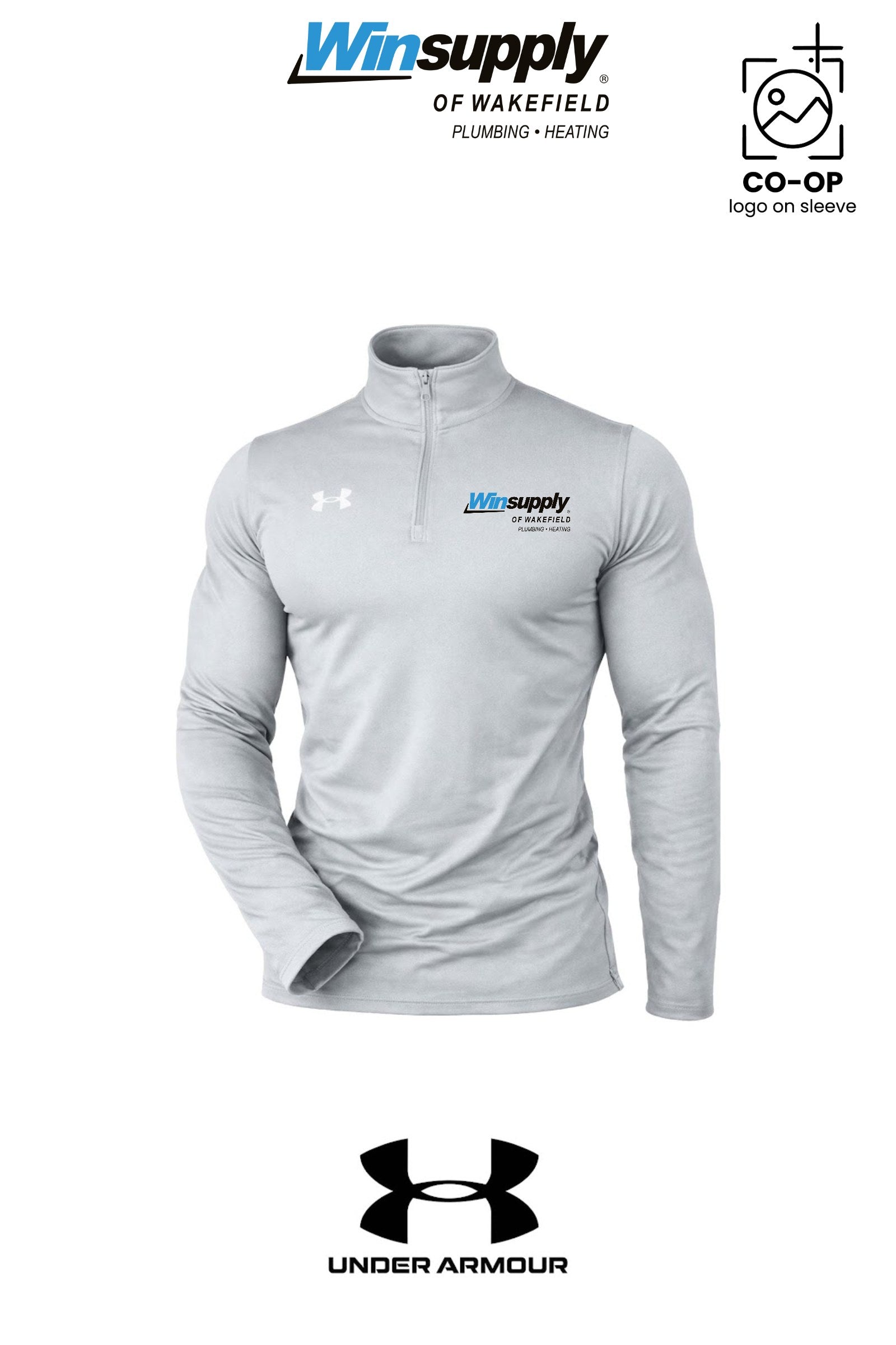 Under Armour Mens Team Tech™ Quarter-Zip Pullover - Winsupply of Wakefield