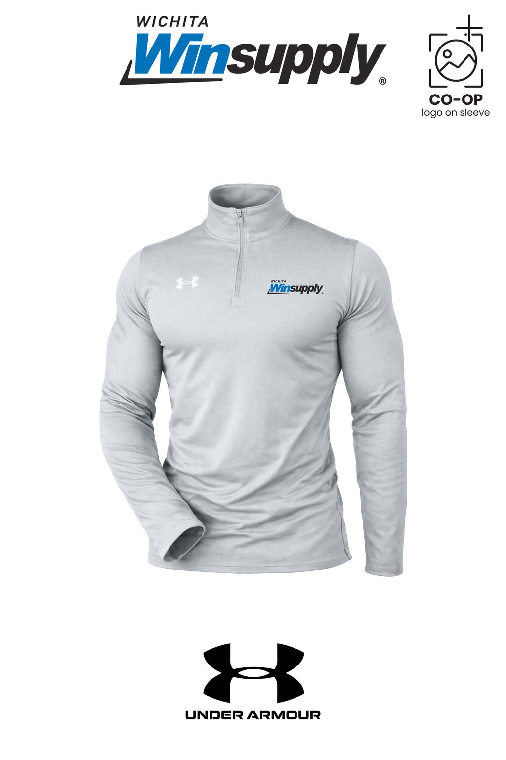 Under Armour Mens Team Tech™ Quarter-Zip Pullover - Wichita Winsupply