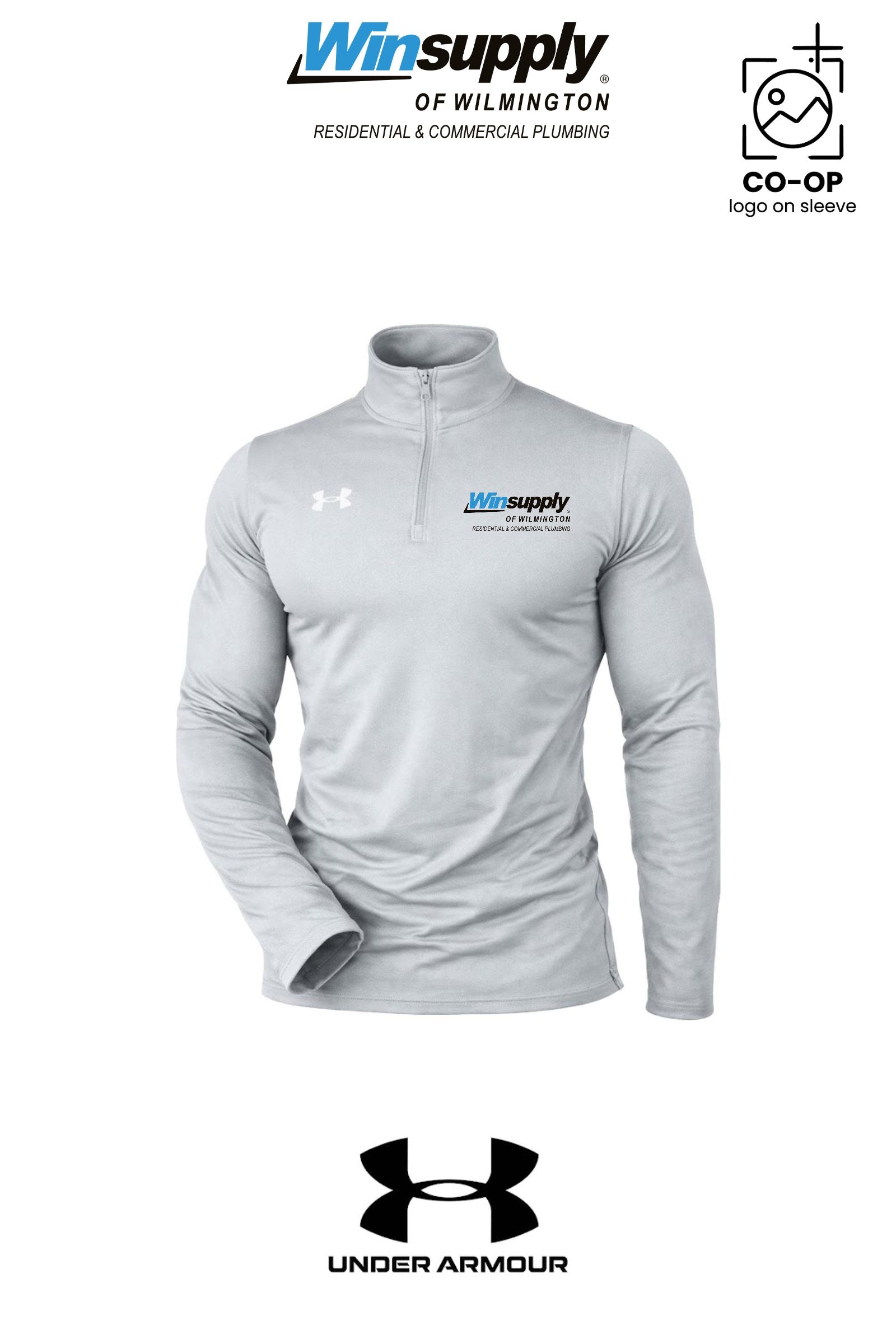 Under Armour Mens Team Tech™ Quarter-Zip Pullover - Winsupply of Wilmington