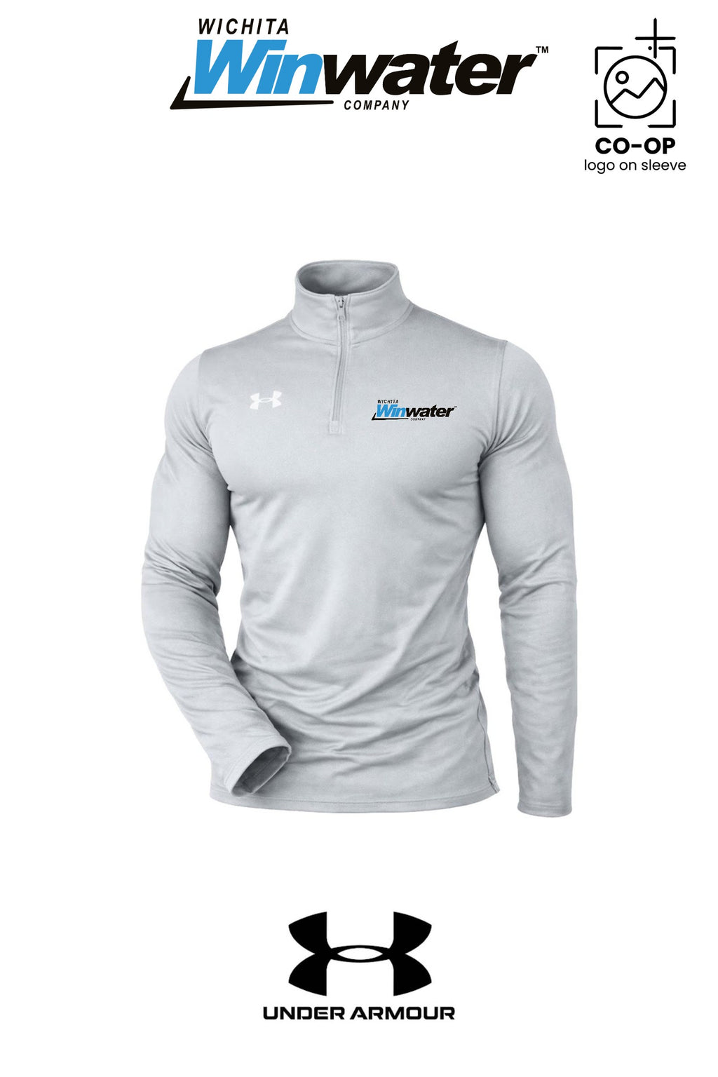 Under Armour Mens Team Tech™ Quarter-Zip Pullover - Wichita Winwater