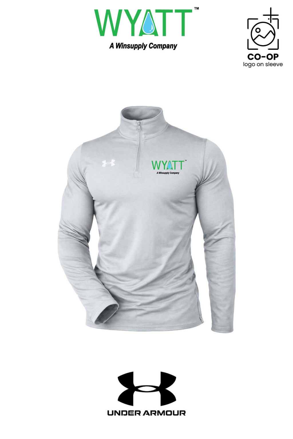 Under Armour Mens Team Tech™ Quarter-Zip Pullover - Wyatt Irrigation of Santa Rosa