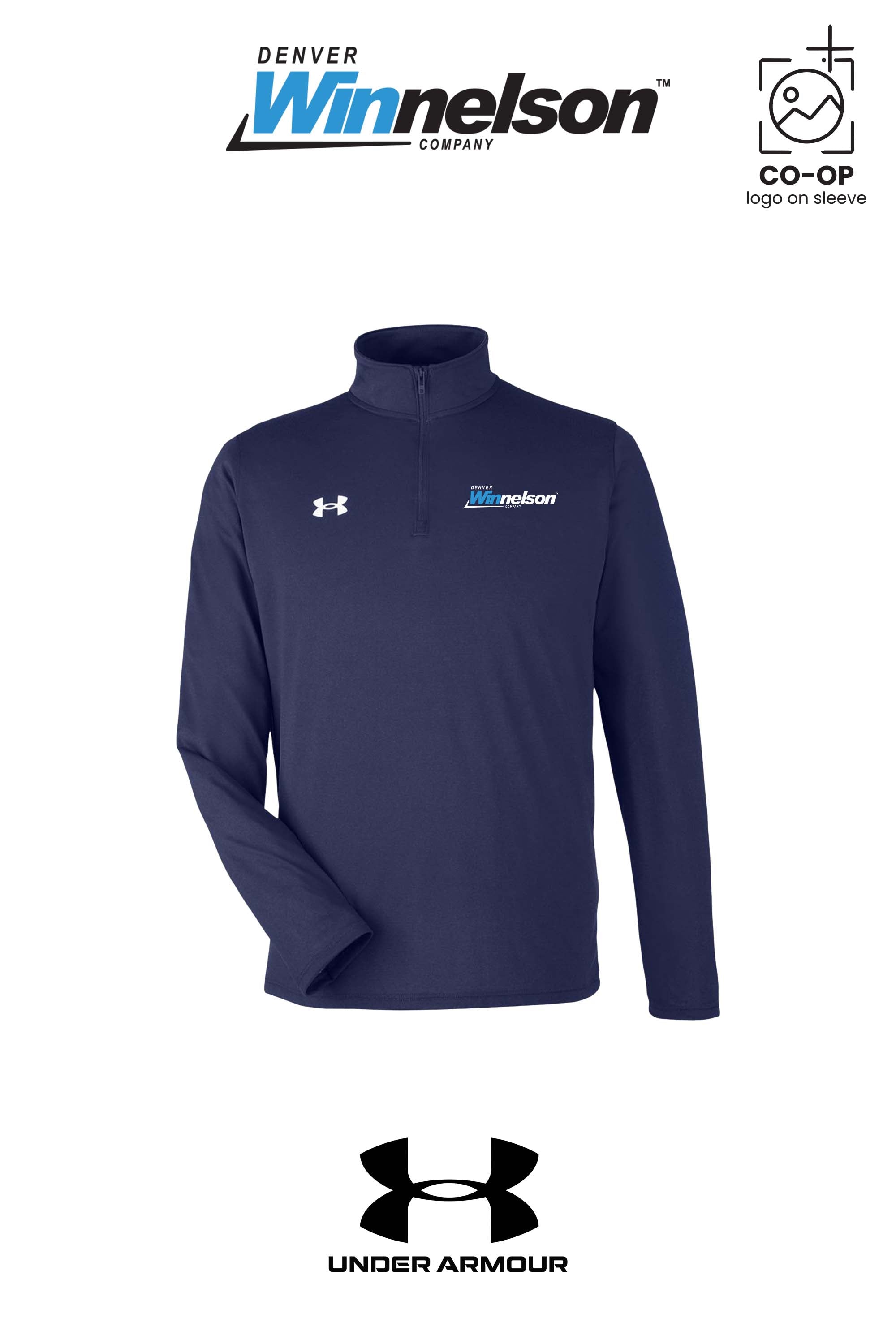 Under Armour Mens Team Tech™ Quarter-Zip Pullover - Denver Winnelson
