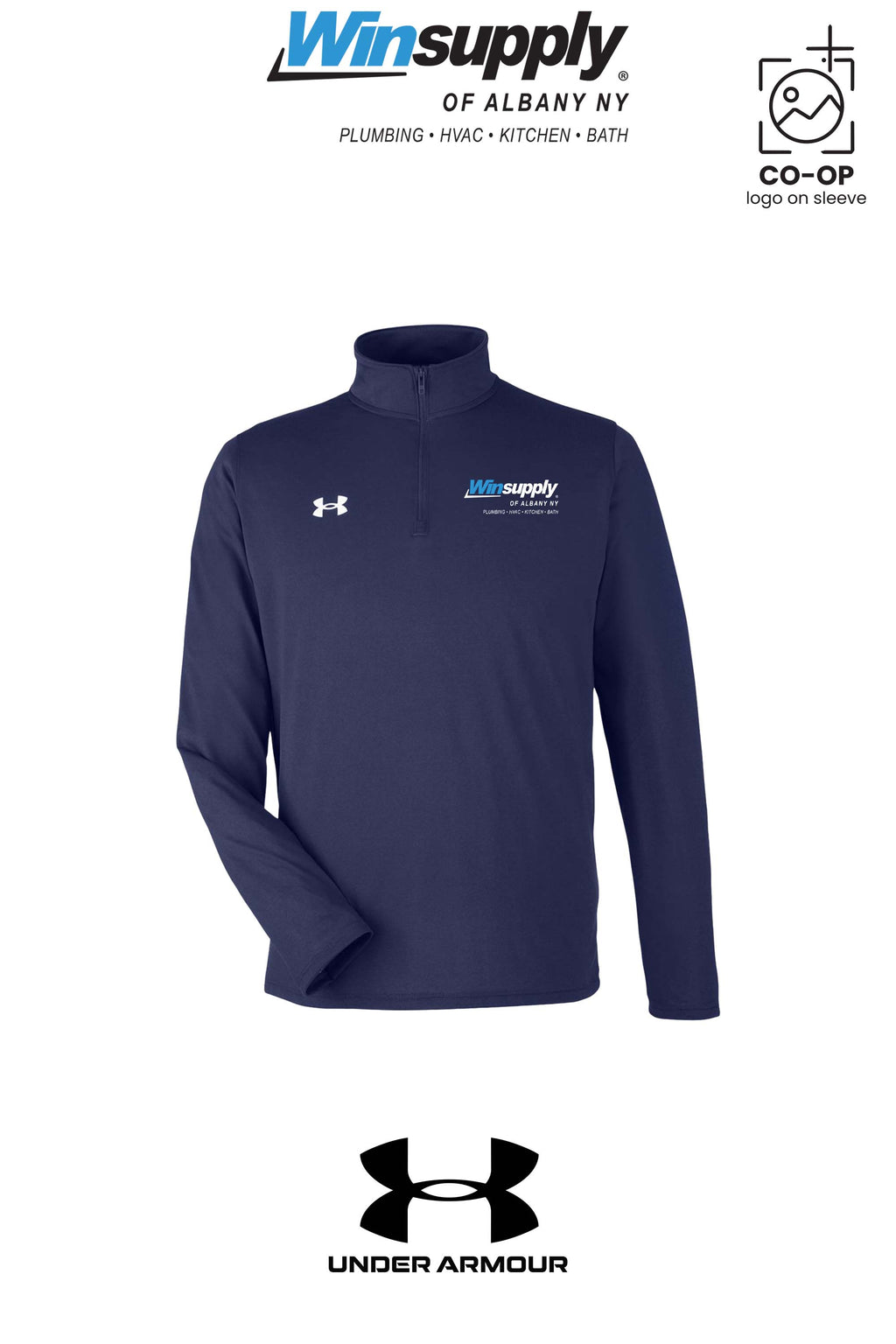 Under Armour Mens Team Tech™ Quarter-Zip Pullover - Winsupply of Albany NY