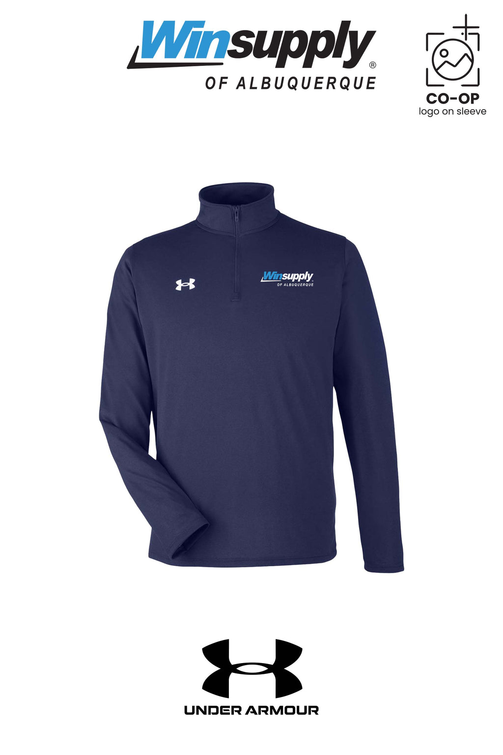 Under Armour Mens Team Tech™ Quarter-Zip Pullover - Winsupply of Albuquerque