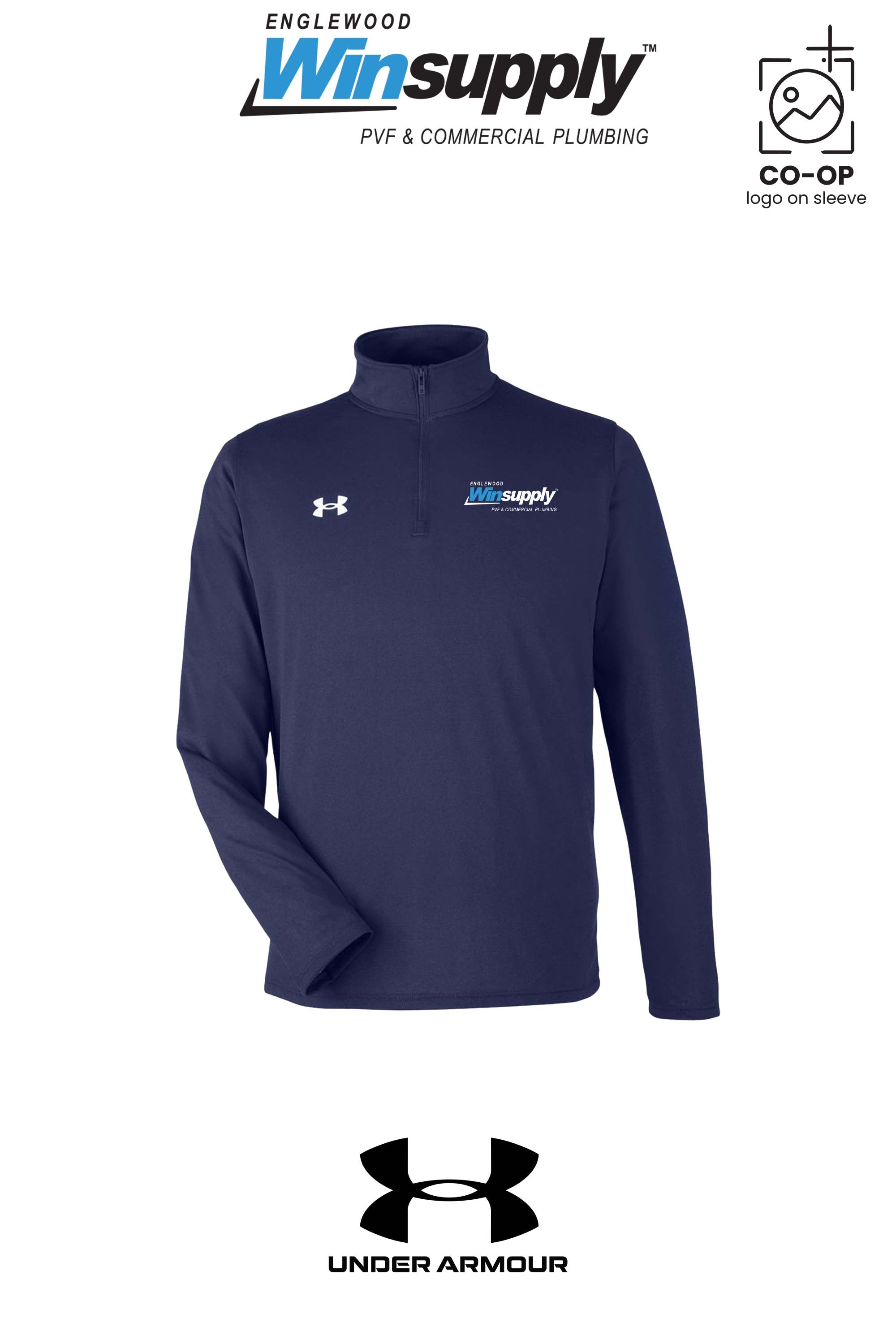 Under Armour Mens Team Tech™ Quarter-Zip Pullover - Englewood Winsupply
