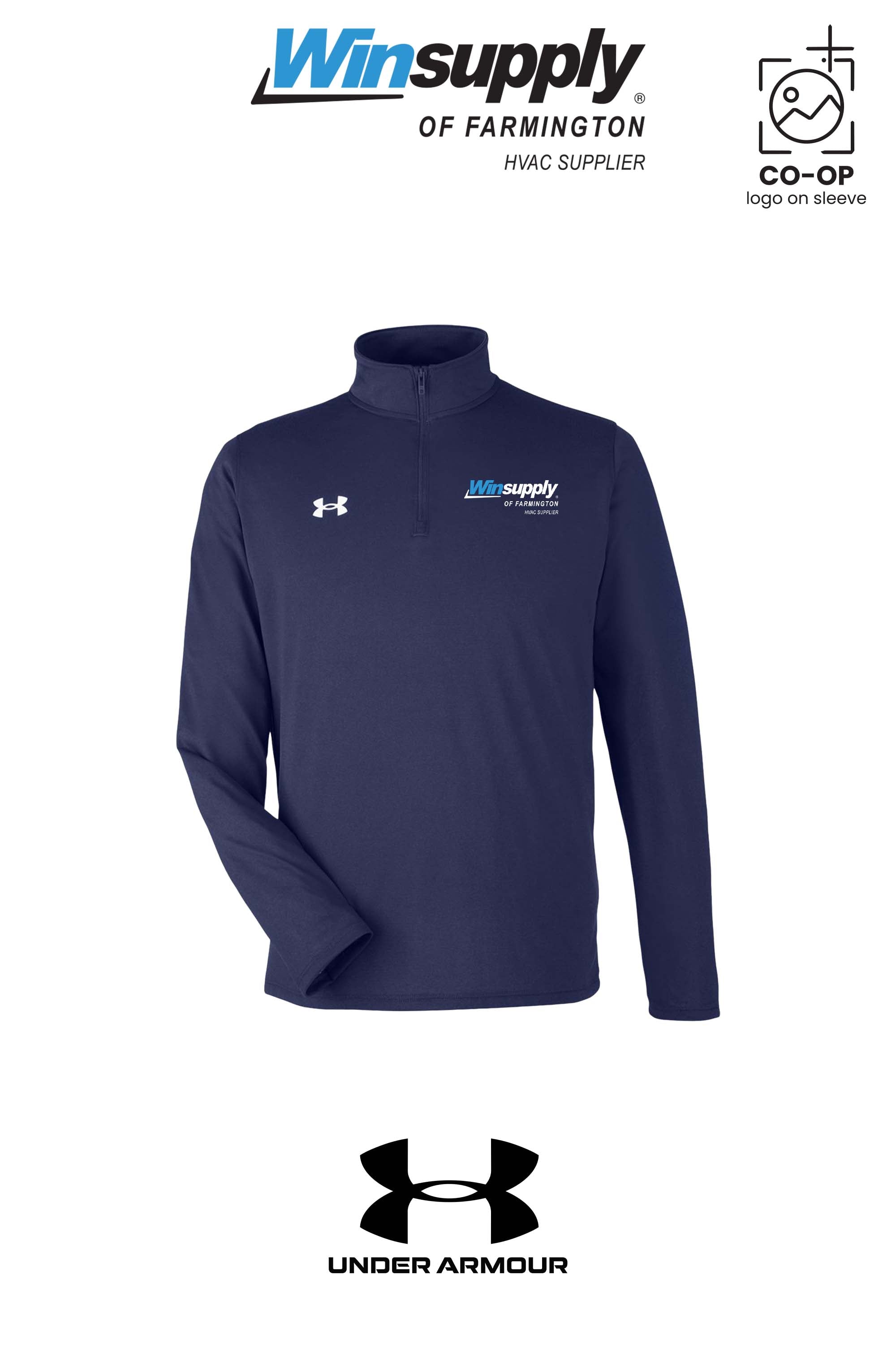 Under Armour Mens Team Tech™ Quarter-Zip Pullover - Winsupply of Farmington
