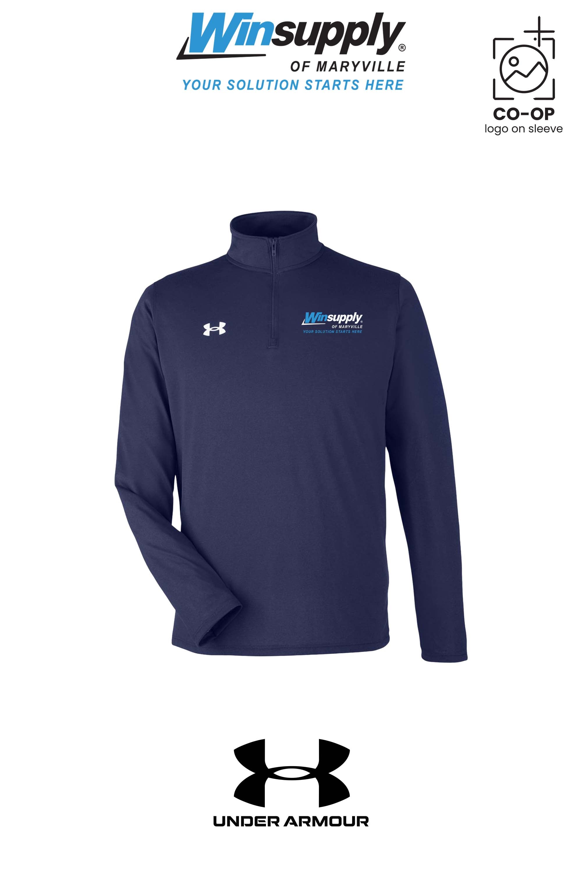Under Armour Mens Team Tech™ Quarter-Zip Pullover - Winsupply of Maryville
