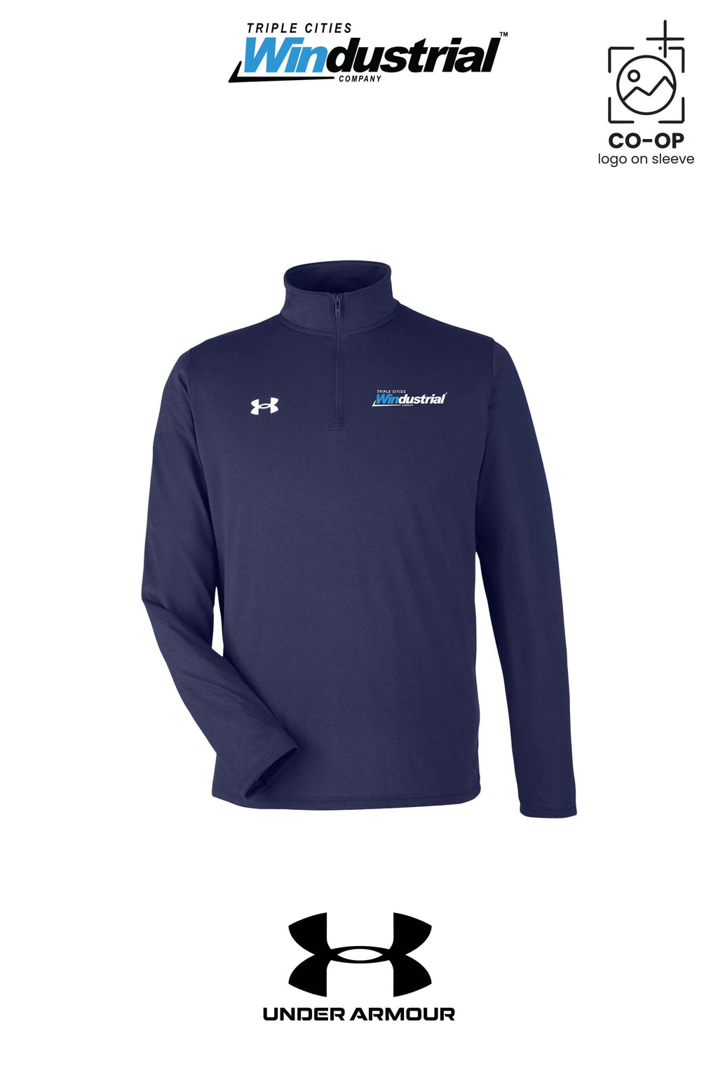 Under Armour Mens Team Tech™ Quarter-Zip Pullover - Windustrial Triple Cities