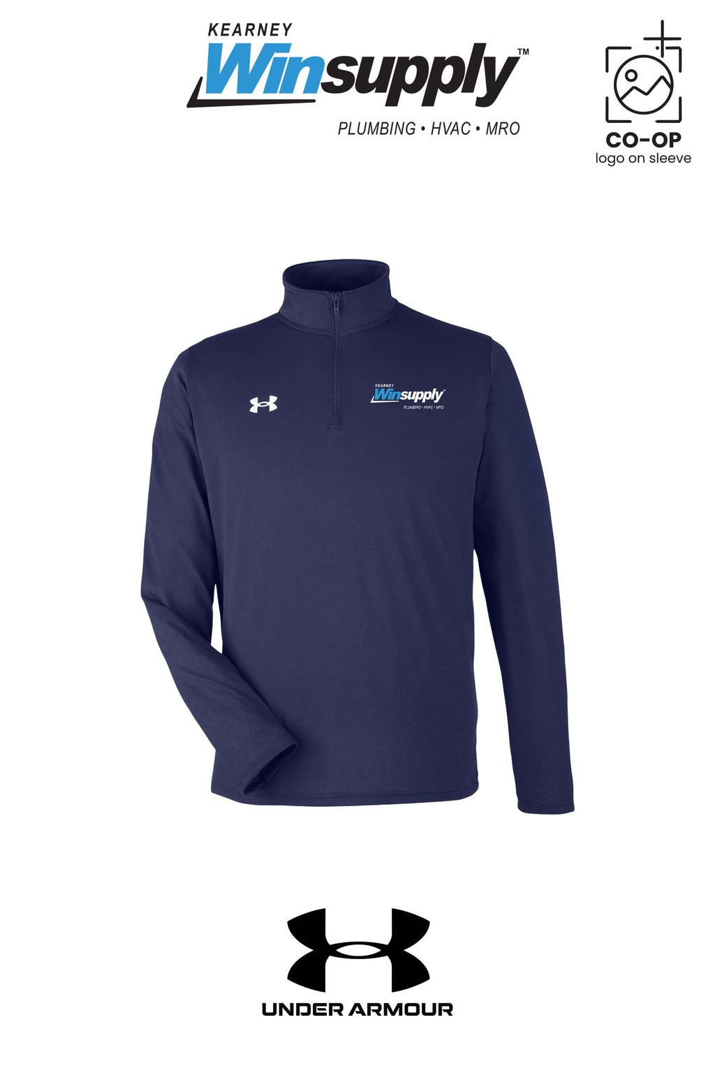 Under Armour Mens Team Tech™ Quarter-Zip Pullover - Kearney Winsupply