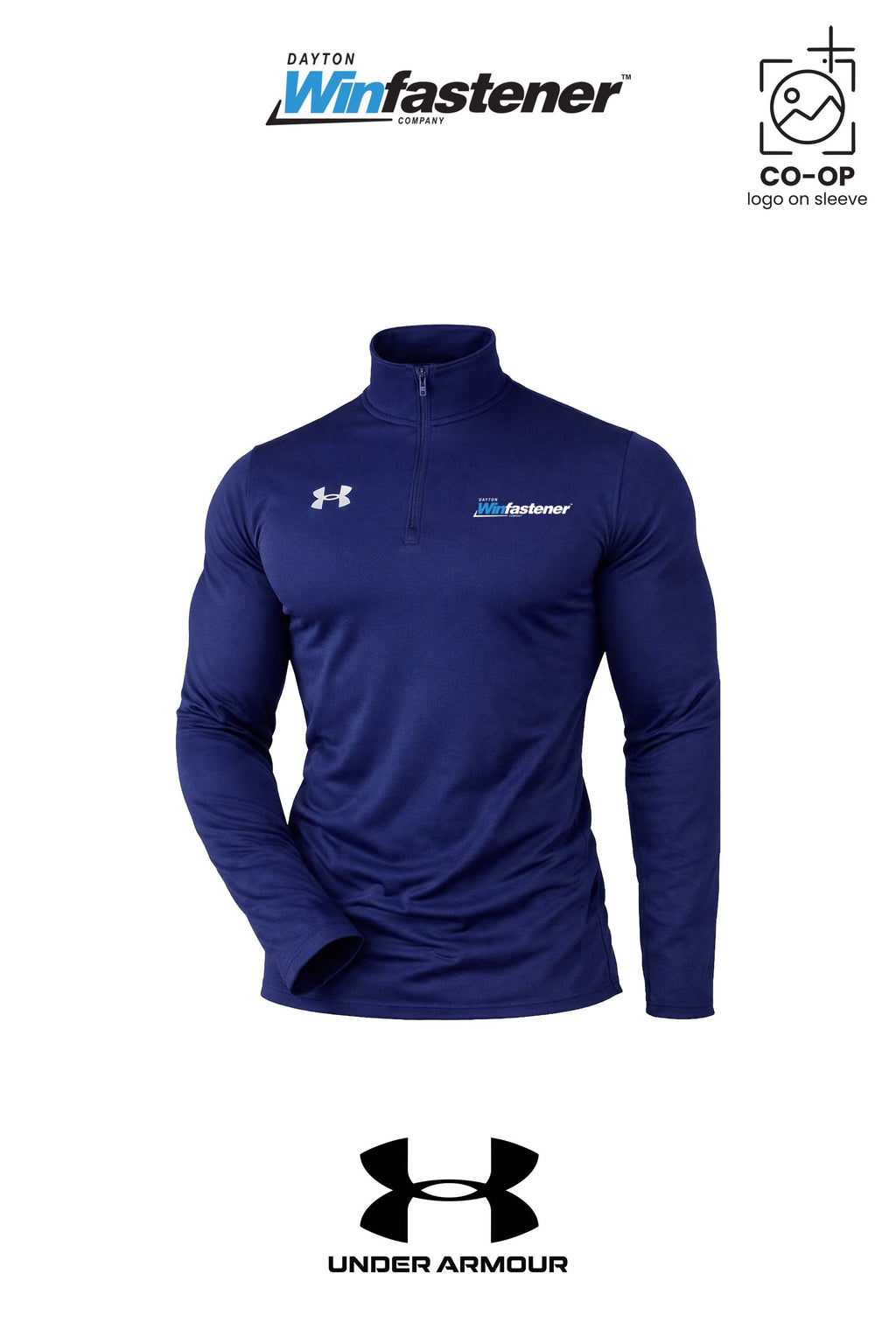 Under Armour Mens Team Tech™ Quarter-Zip Pullover - Dayton Winfastener