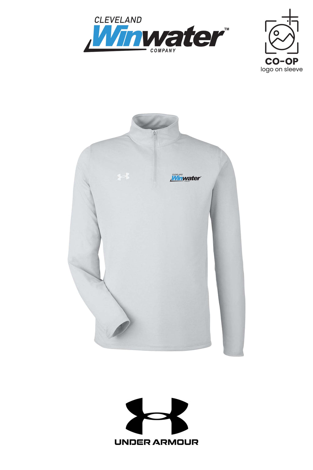 Under Armour Mens Team Tech™ Quarter-Zip Pullover - Winwater of Cleveland