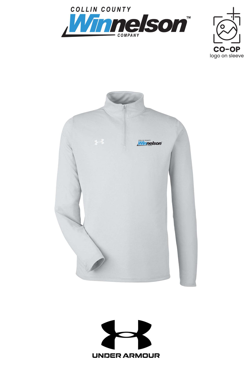 Under Armour Mens Team Tech™ Quarter-Zip Pullover - Collin County Winnelson